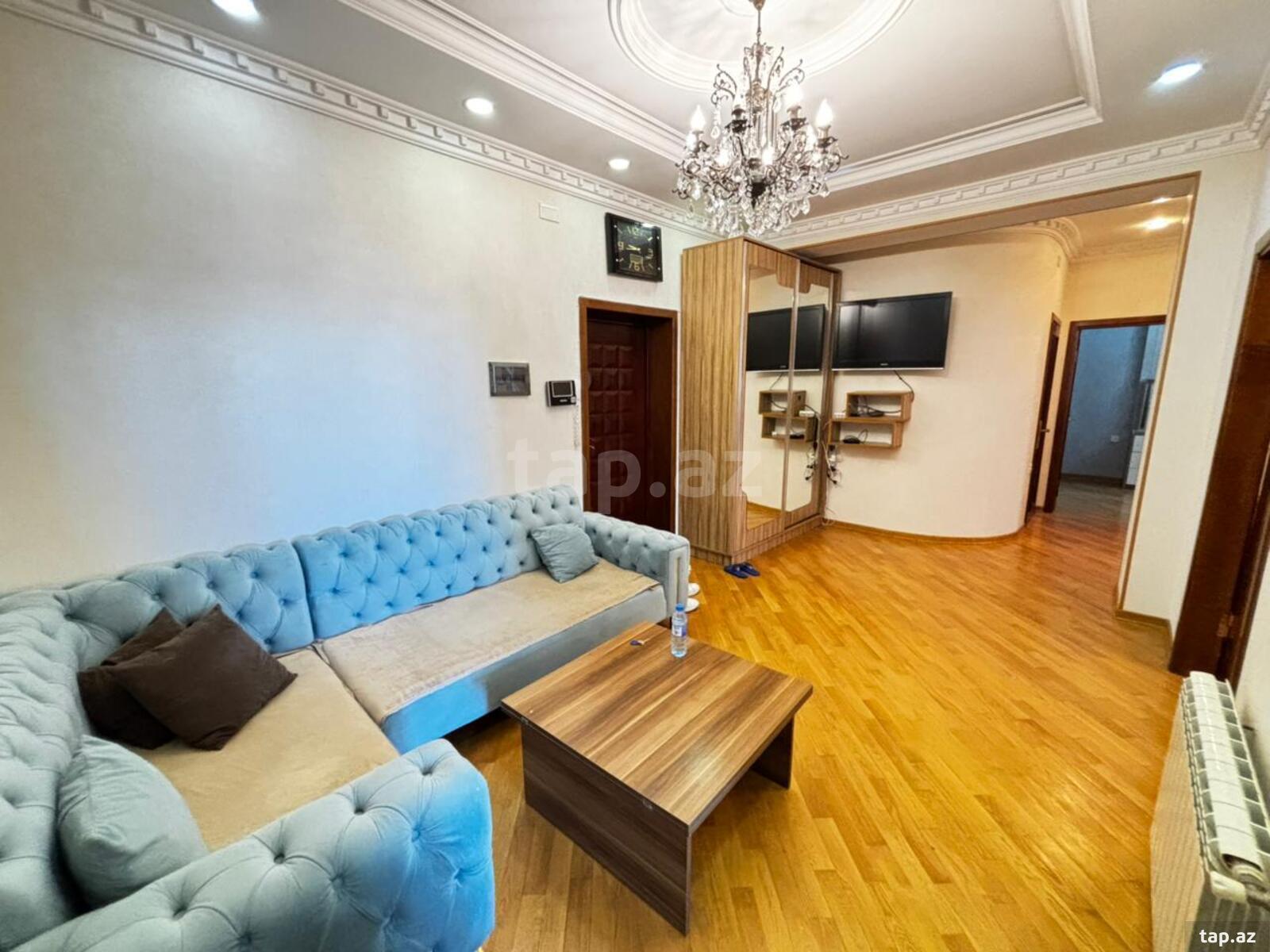 3-otaqlı yeni tikili kirayə verilir, Nizami r., Qara Qarayev m., 119 m² (3)