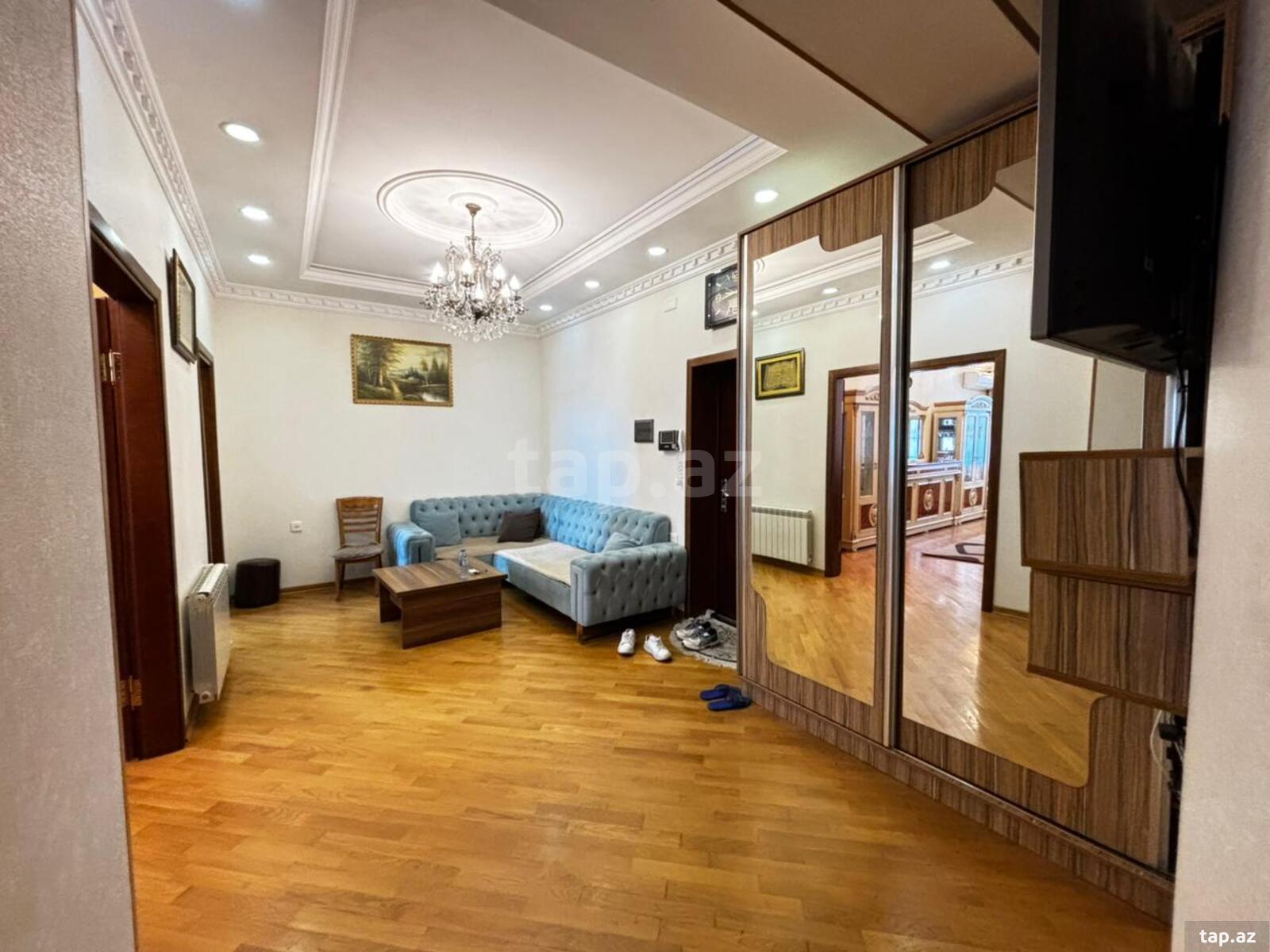 3-otaqlı yeni tikili kirayə verilir, Nizami r., Qara Qarayev m., 119 m² (5)