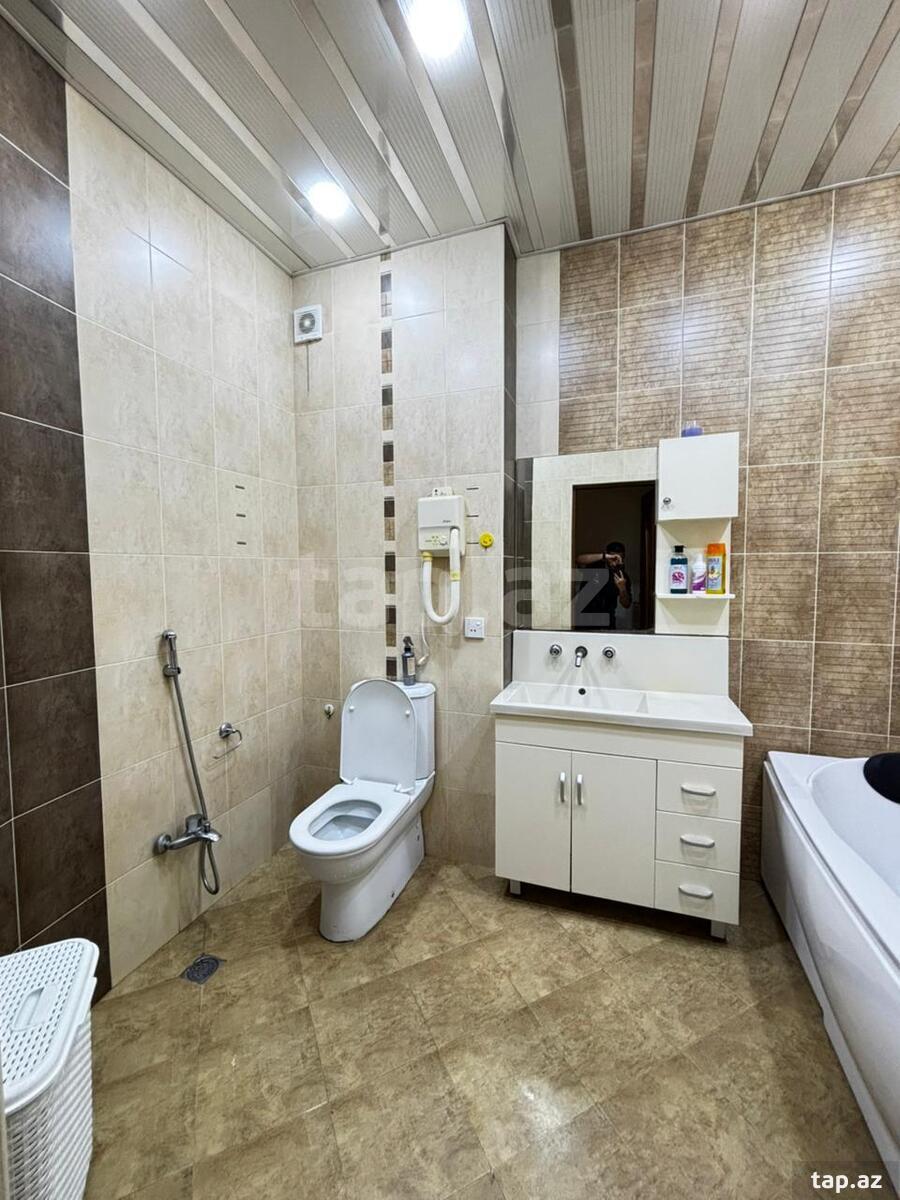 3-otaqlı yeni tikili kirayə verilir, Nizami r., Qara Qarayev m., 119 m² (13)