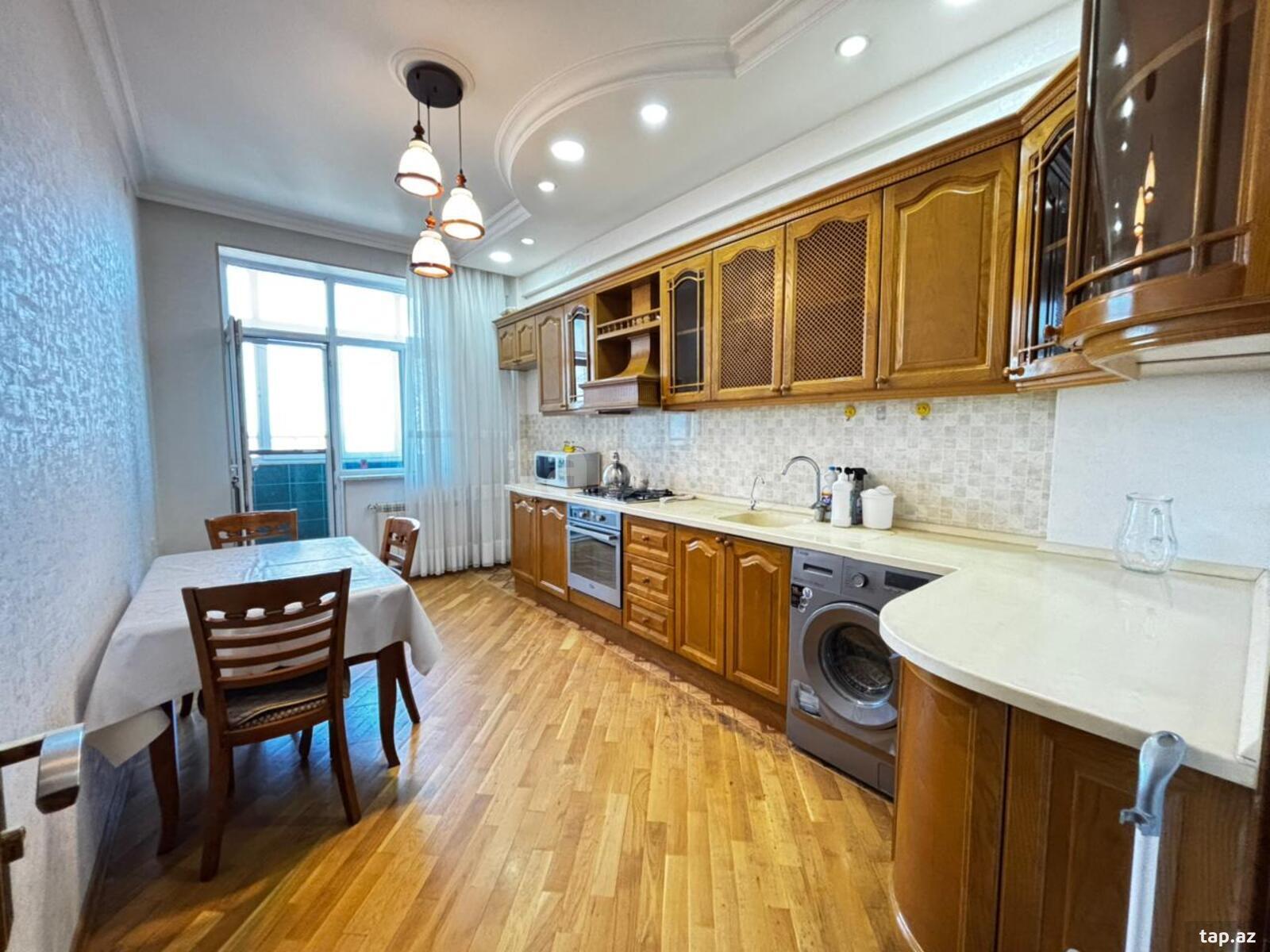 3-otaqlı yeni tikili kirayə verilir, Nizami r., Qara Qarayev m., 119 m² (11)