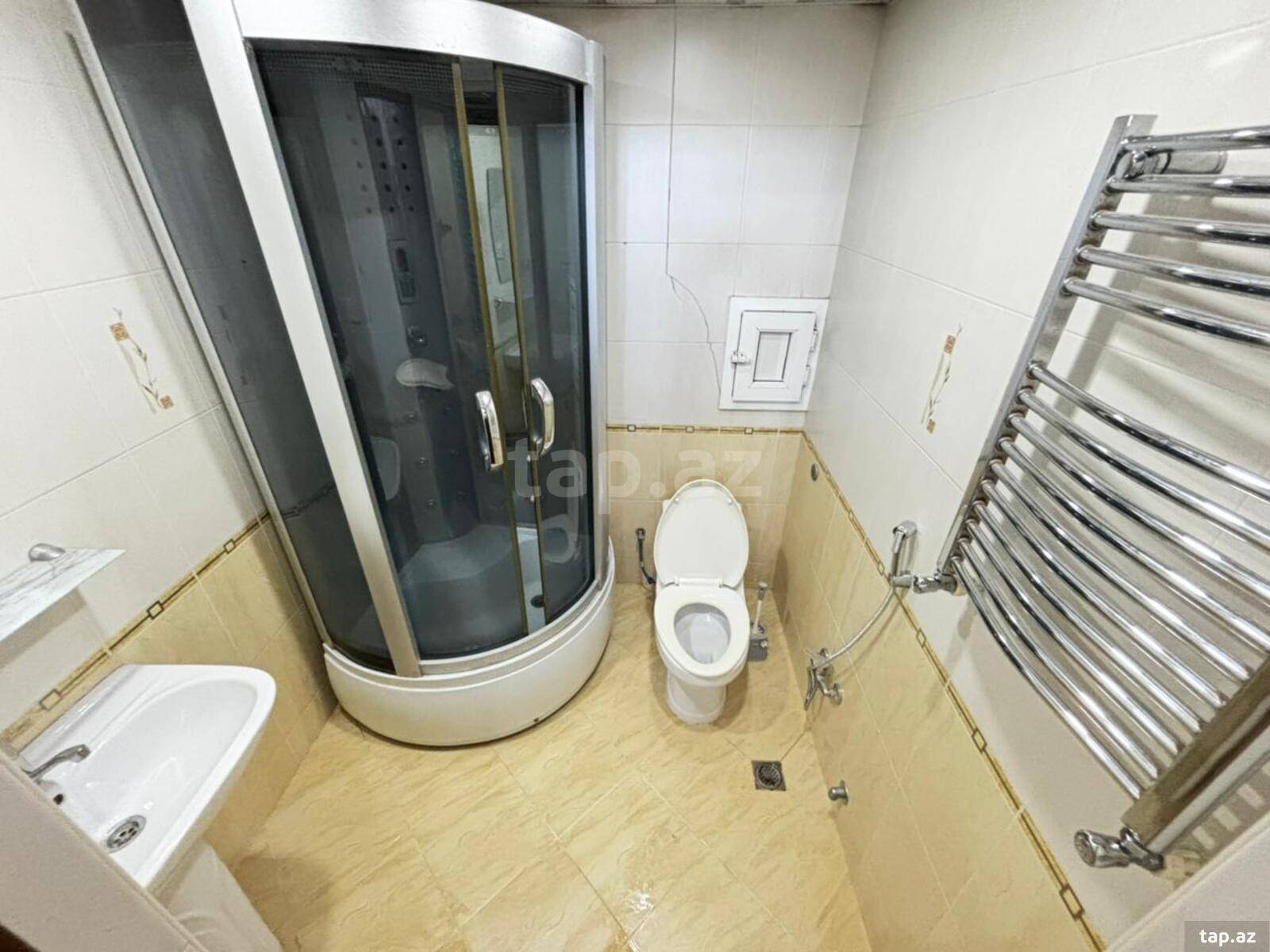 3-otaqlı yeni tikili kirayə verilir, Nizami r., Qara Qarayev m., 119 m² (7)