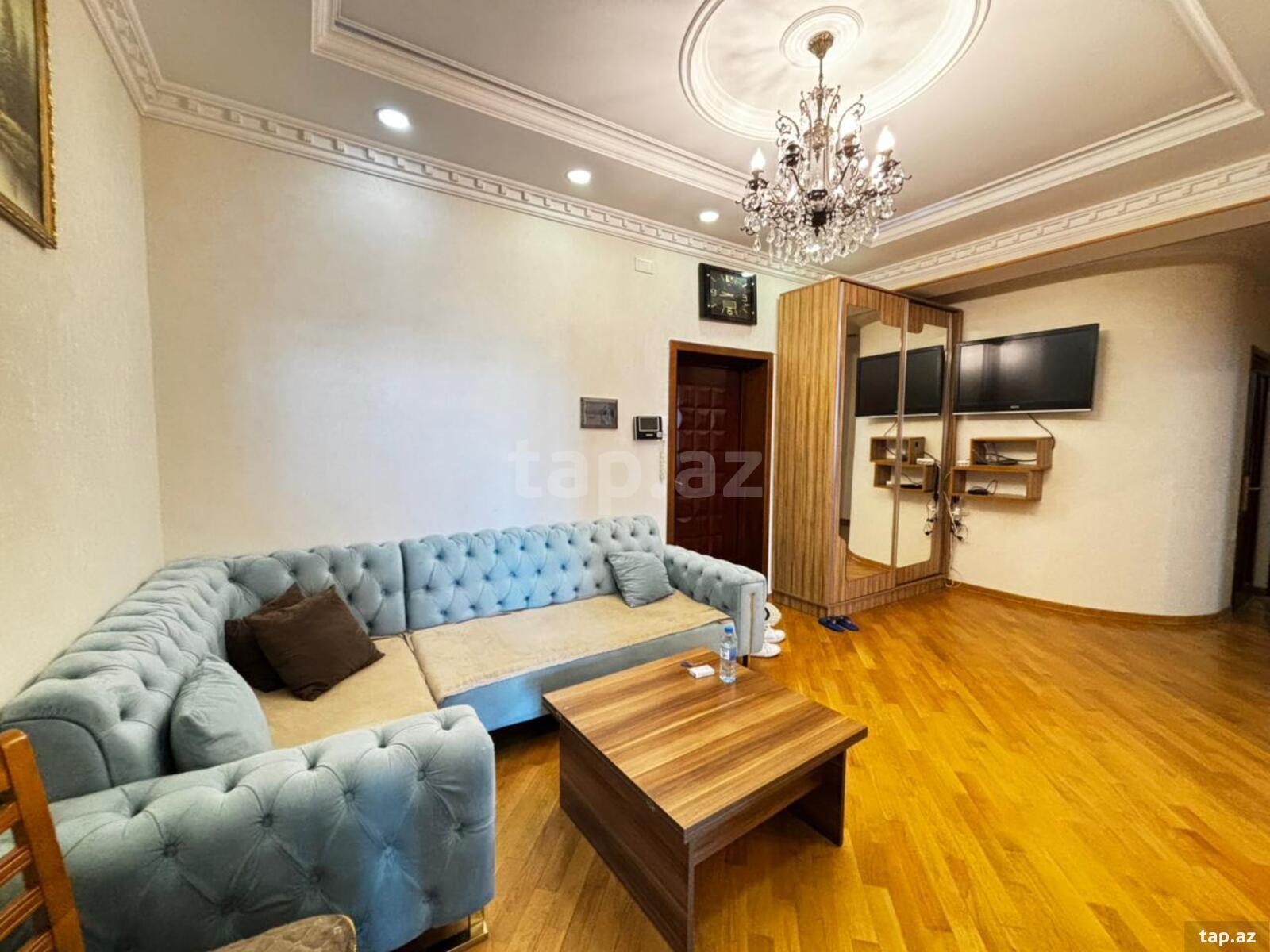 3-otaqlı yeni tikili kirayə verilir, Nizami r., Qara Qarayev m., 119 m² (4)