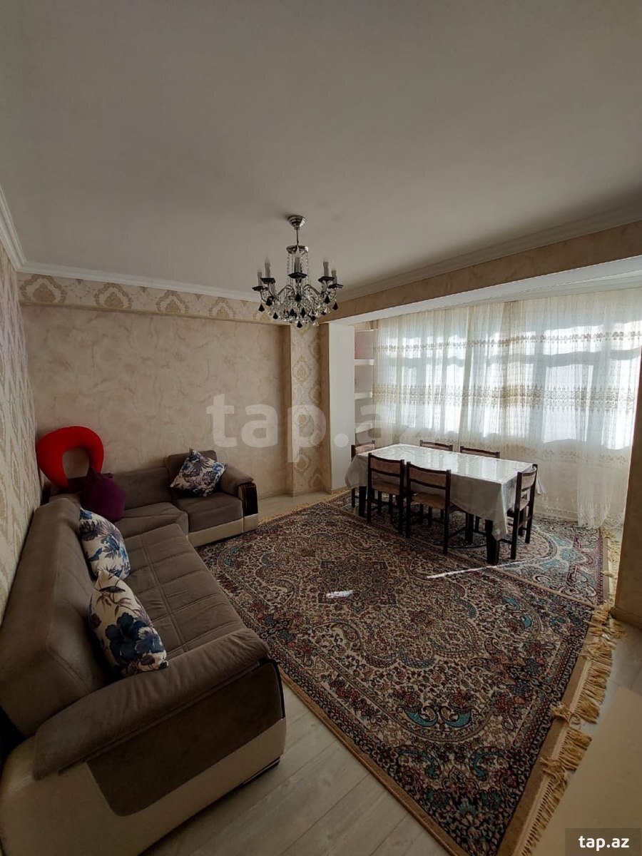 3-otaqlı yeni tikili kirayə verilir, Bakıxanov qəs., 90 m² (9)