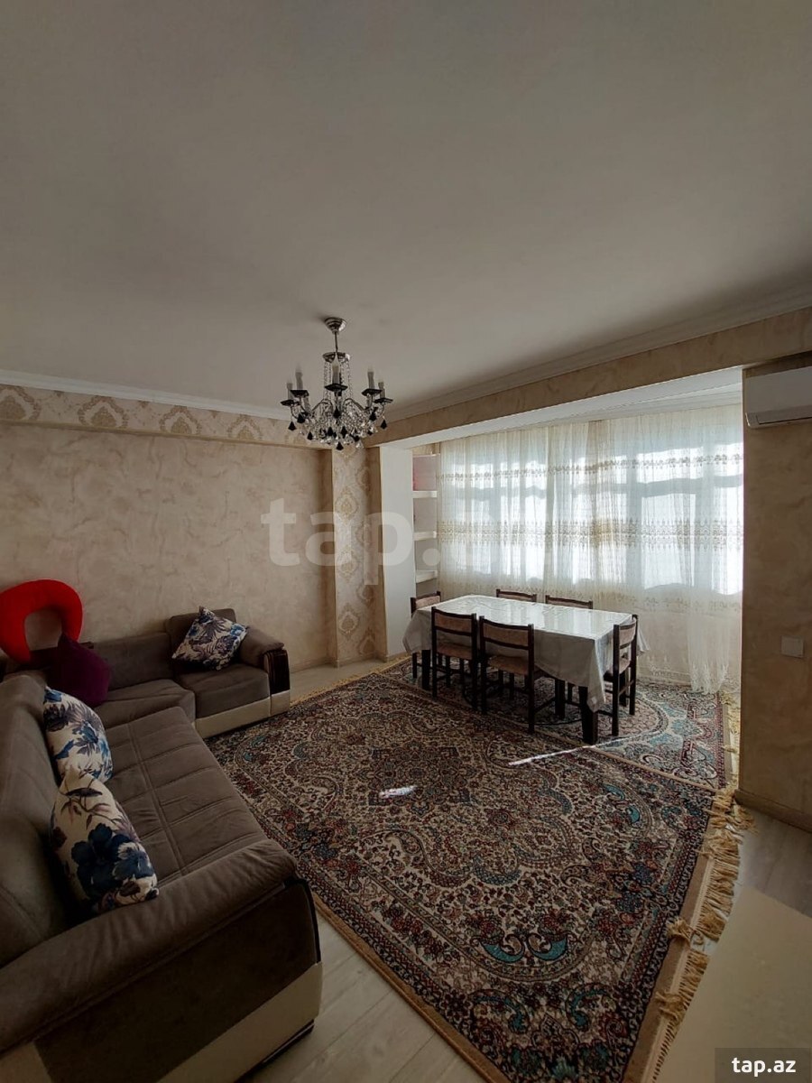 3-otaqlı yeni tikili kirayə verilir, Bakıxanov qəs., 90 m² (8)