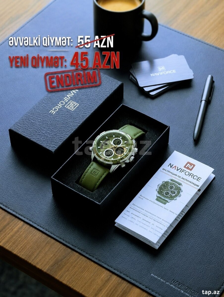 Naviforce Tactical Green qol saatı 