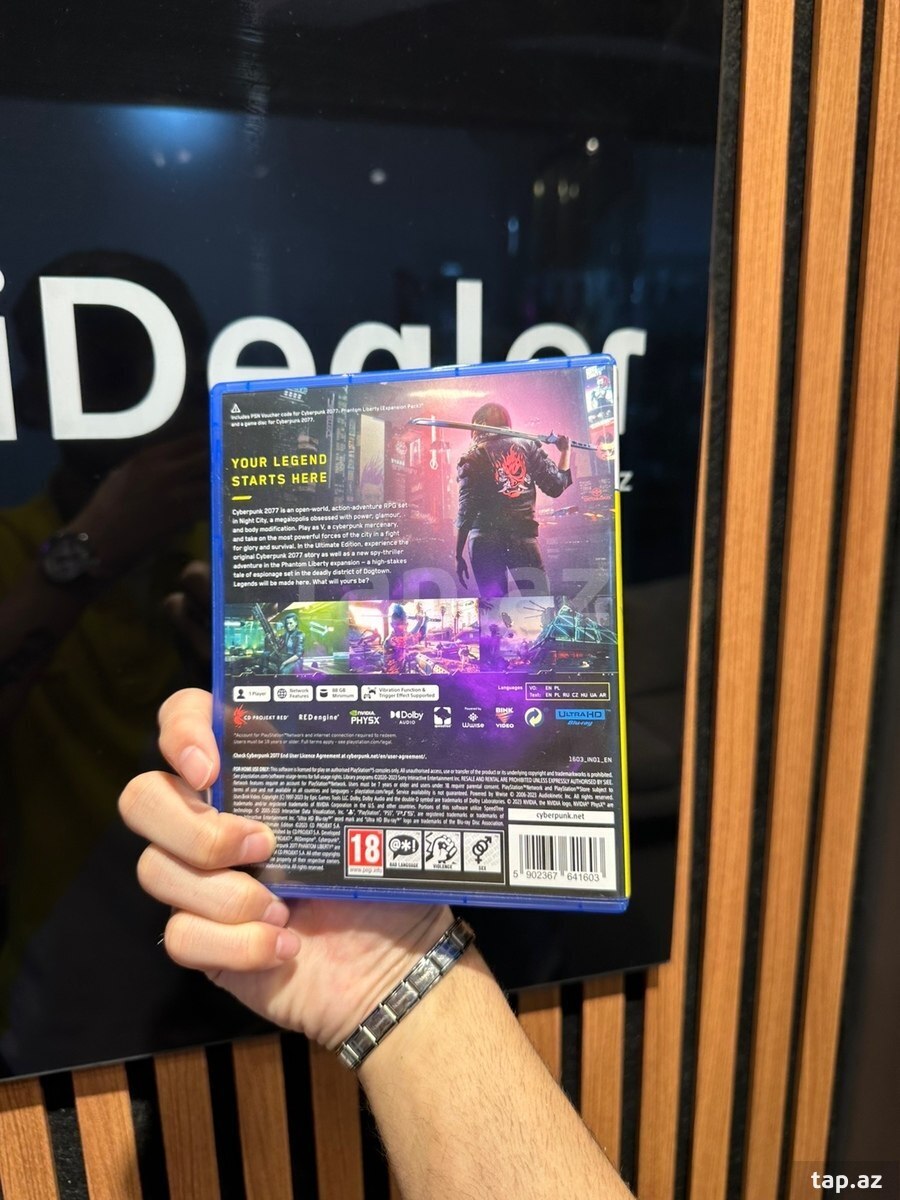 PS5 üçün Cyberpunk 2077 oyun diski (2)