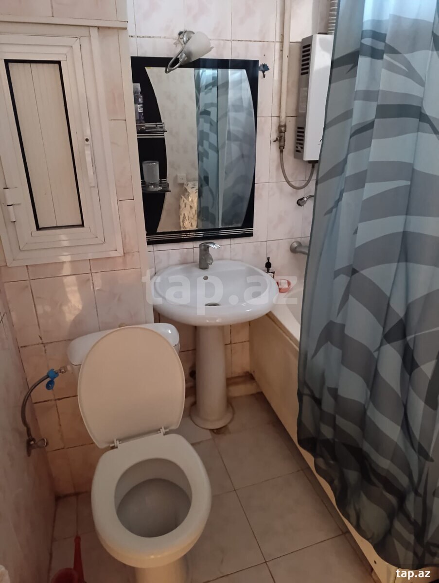 1-otaqlı mənzil kirayə verilir, Bakıxanov qəs., 40 m² (13)