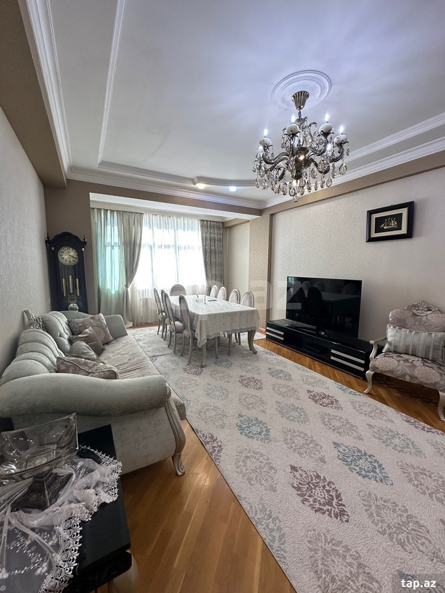 4-otaqlı yeni tikili, Nəsimi r., 165 m²