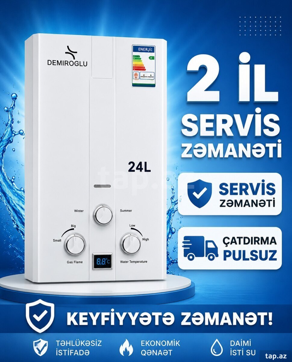 Su qızdırıcısı Demiroğlu 24 Lt