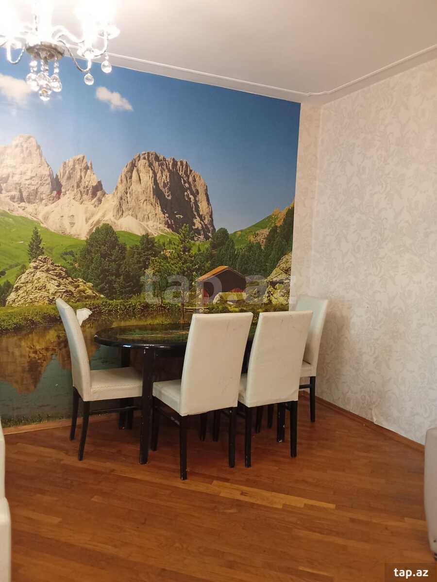 5-otaqlı mənzil kirayə verilir, İnşaatçılar m/s, 110 m² (3)