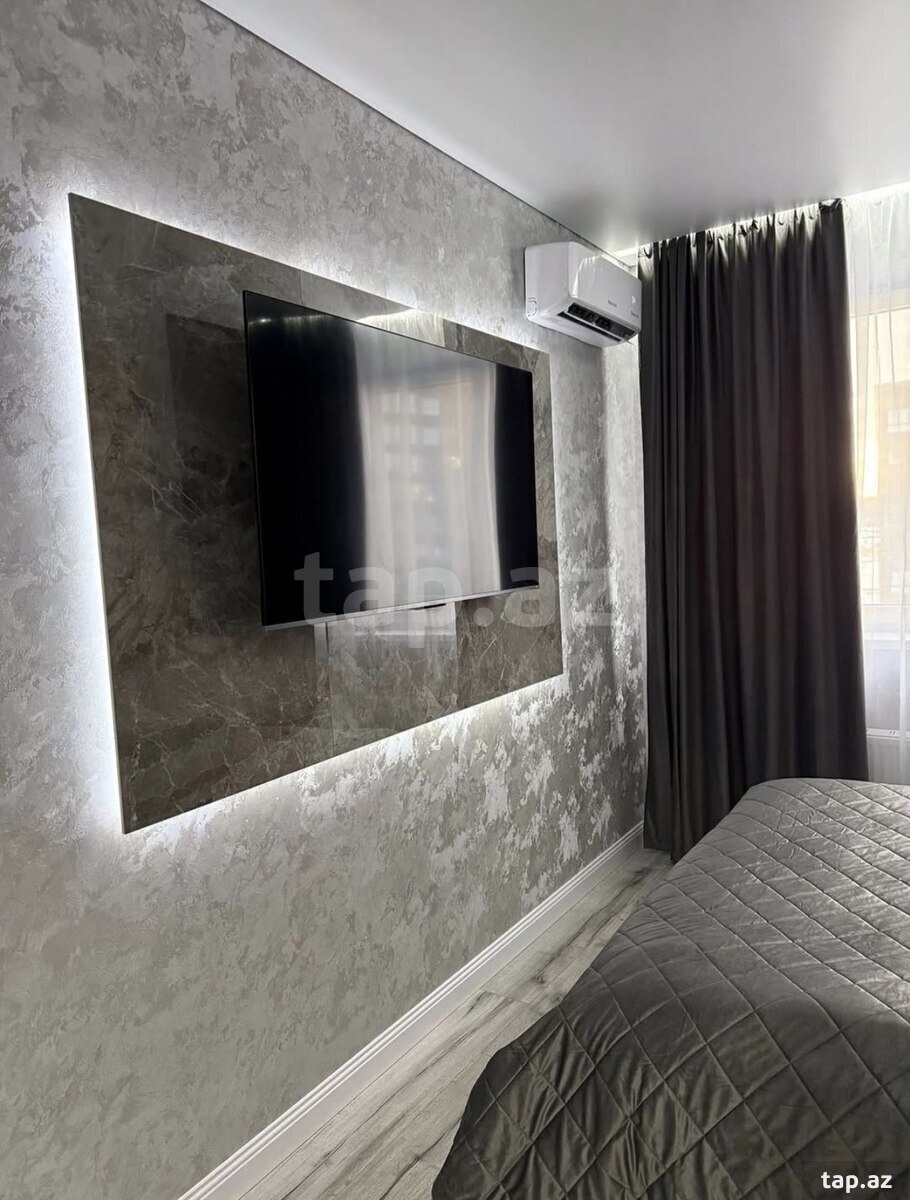2-otaqlı yeni tikili kirayə verilir, İnşaatçılar m., 75 m² (7)