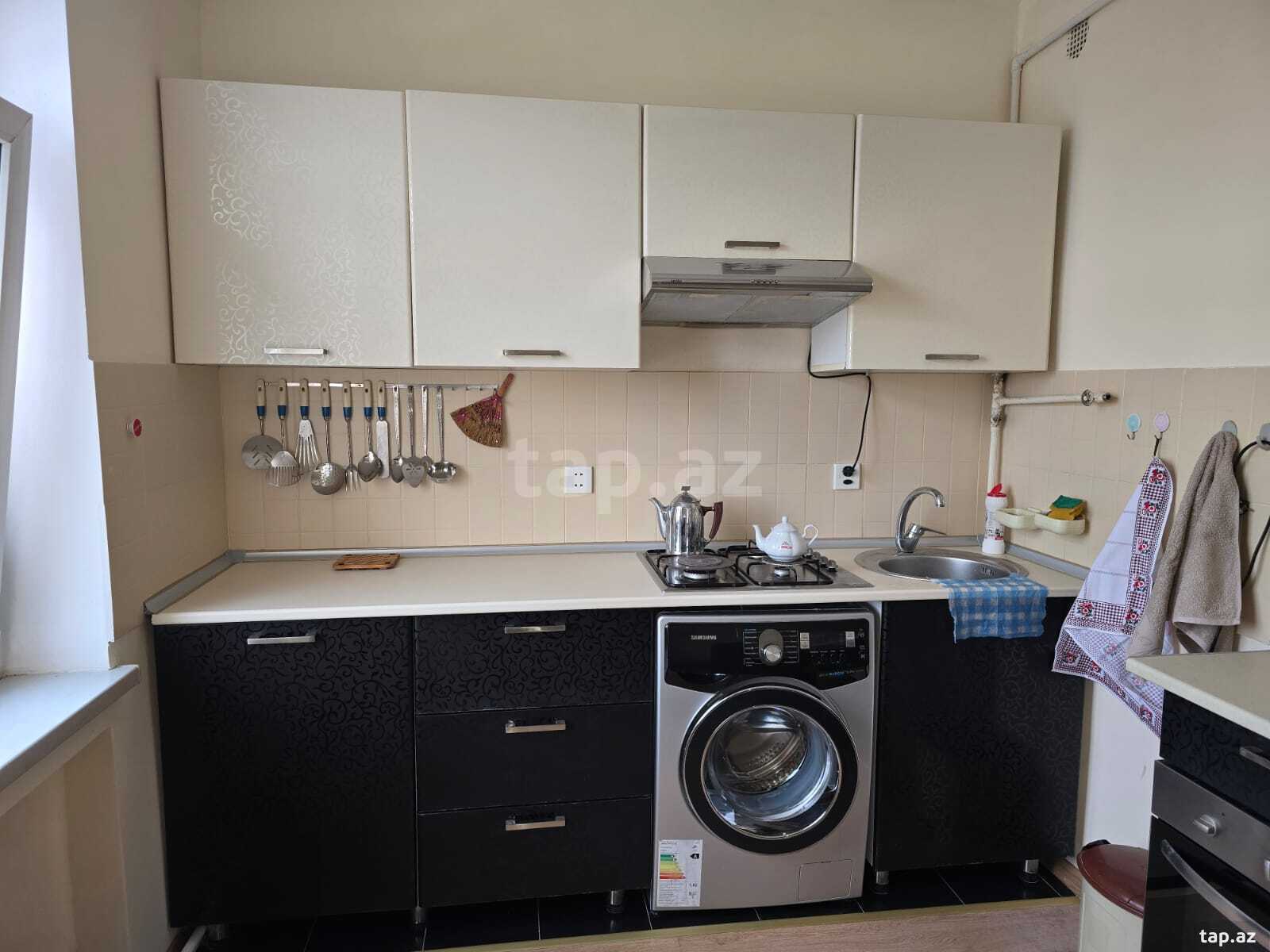 2-otaqlı mənzil kirayə verilir, Neftçilər m., 55 m² (7)