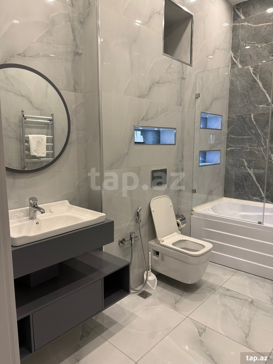 2-otaqlı yeni tikili kirayə verilir, Buzovna qəs., 100 m² (10)