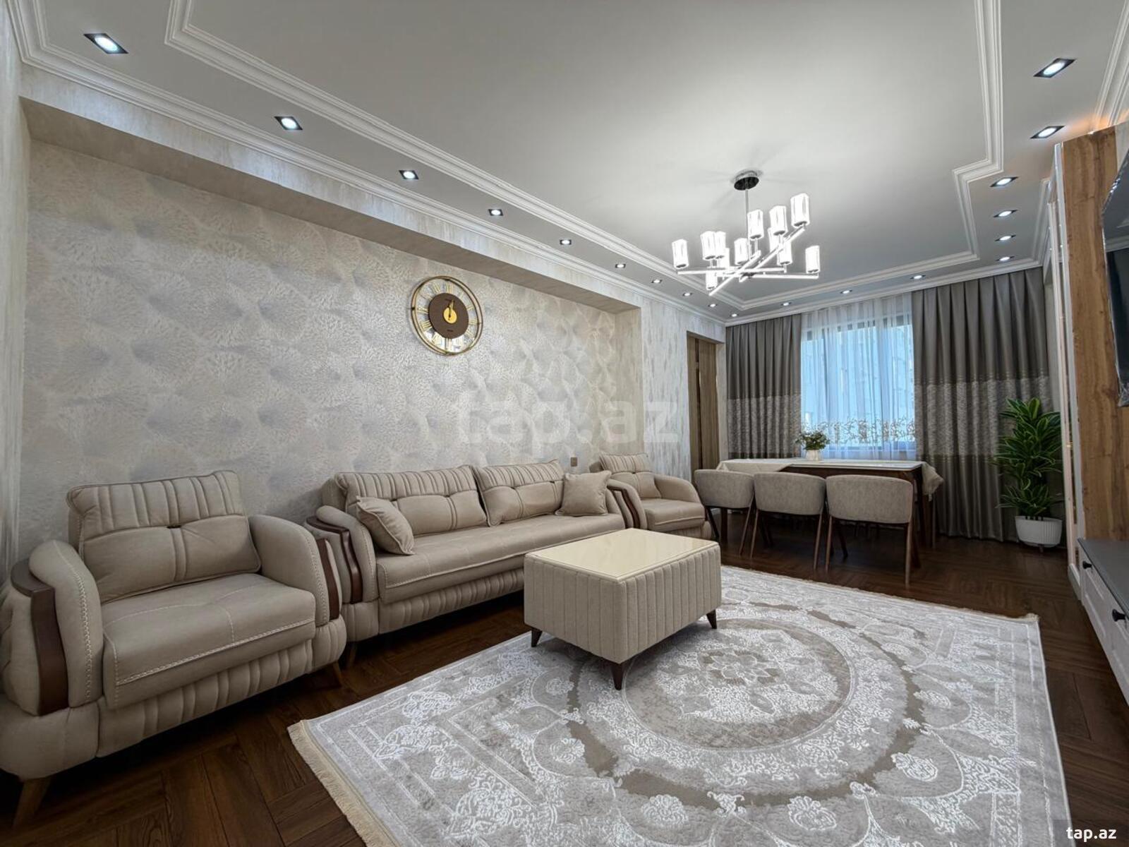 3-otaqlı yeni tikili, Əhmədli m., 108 m²