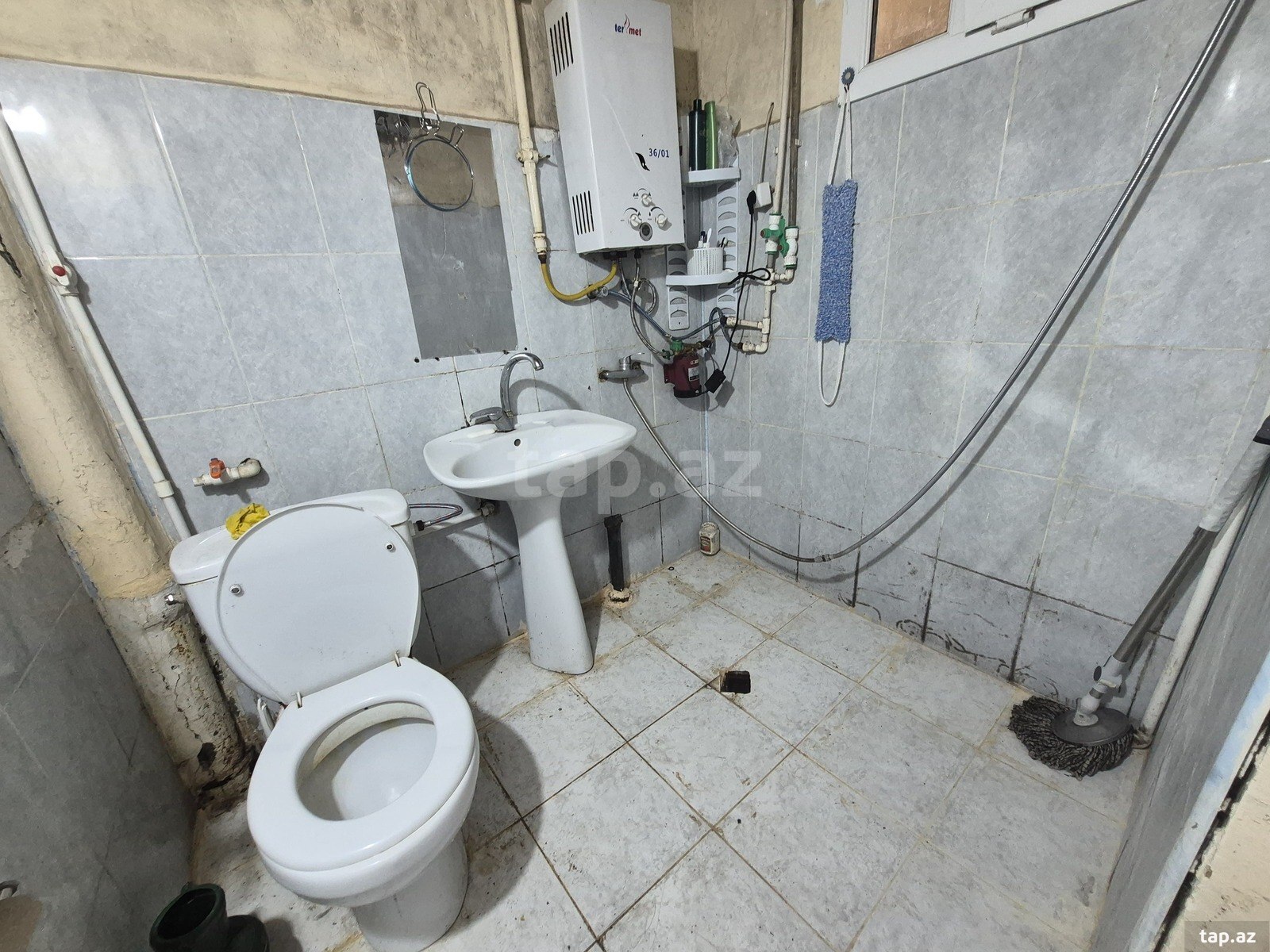 1-otaqlı mənzil kirayə verilir, Akim Abbasov küç., 45 m² (7)
