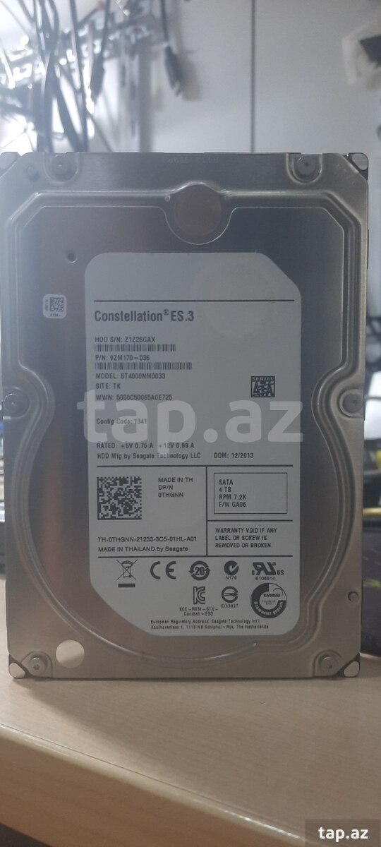 Seagate Constellation 4TB Server HDD