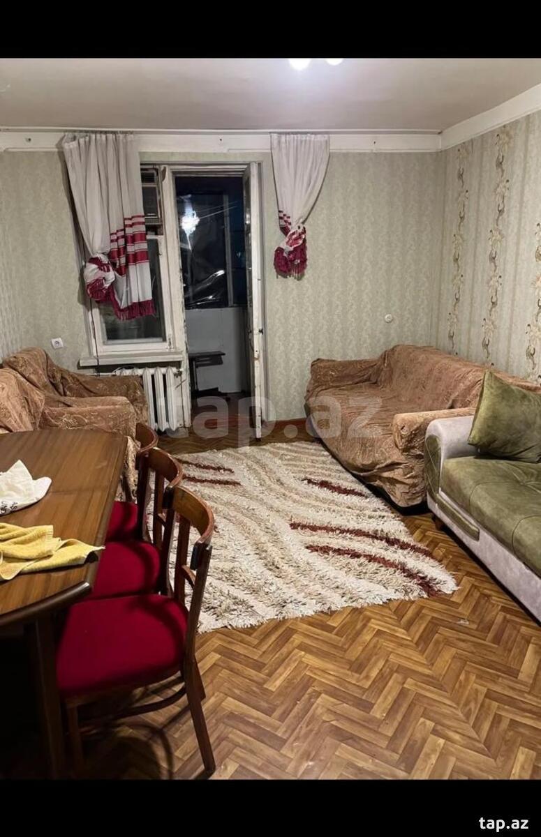 2-otaqlı mənzil kirayə verilir, Nərimanov m., 50 m²