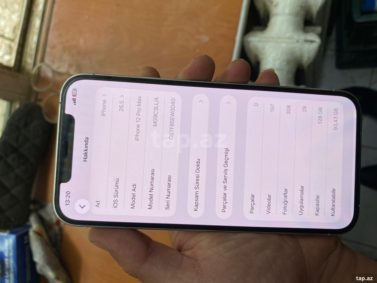 Apple iPhone 12 Pro Max Silver 128GB/6GB (7)
