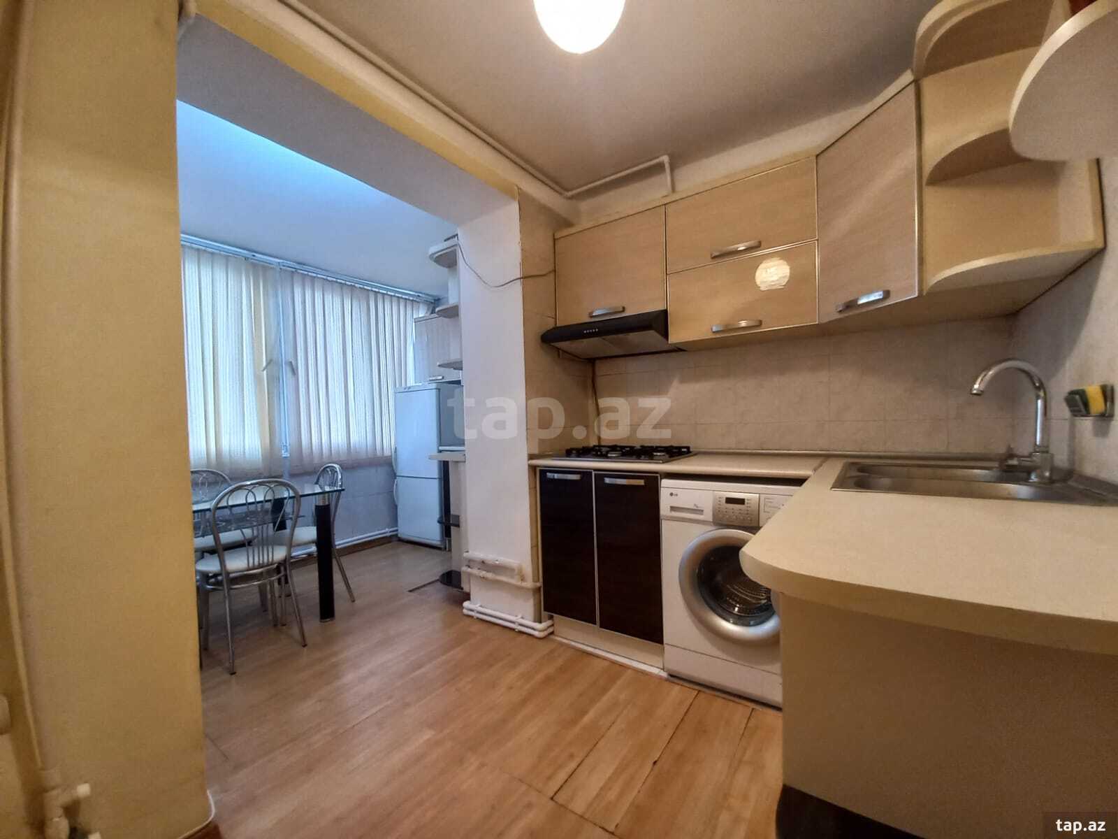 2-otaqlı mənzil kirayə verilir, İnşaatçılar m., 60 m² (2)