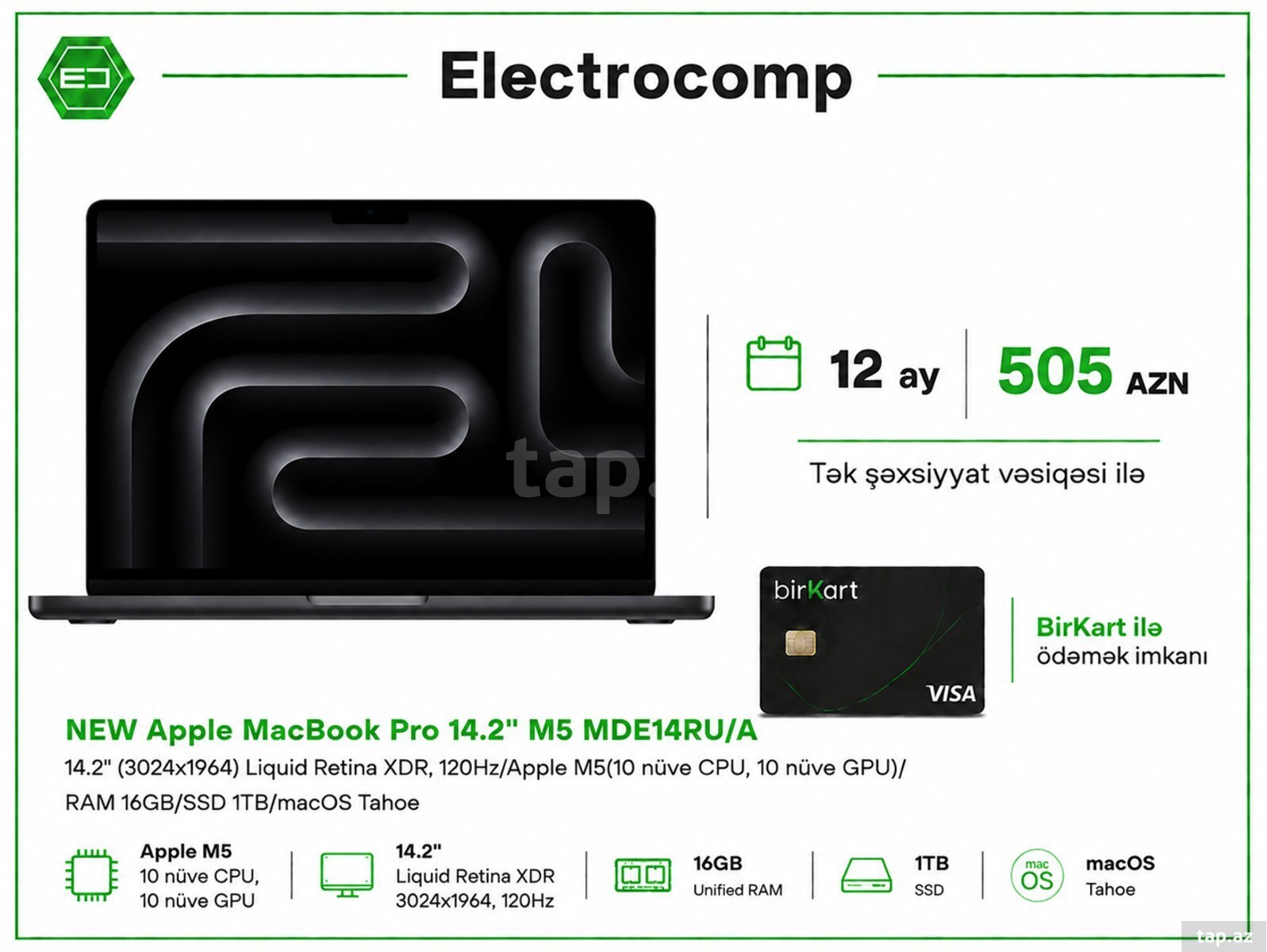 Apple MacBook Pro 14.2" M5