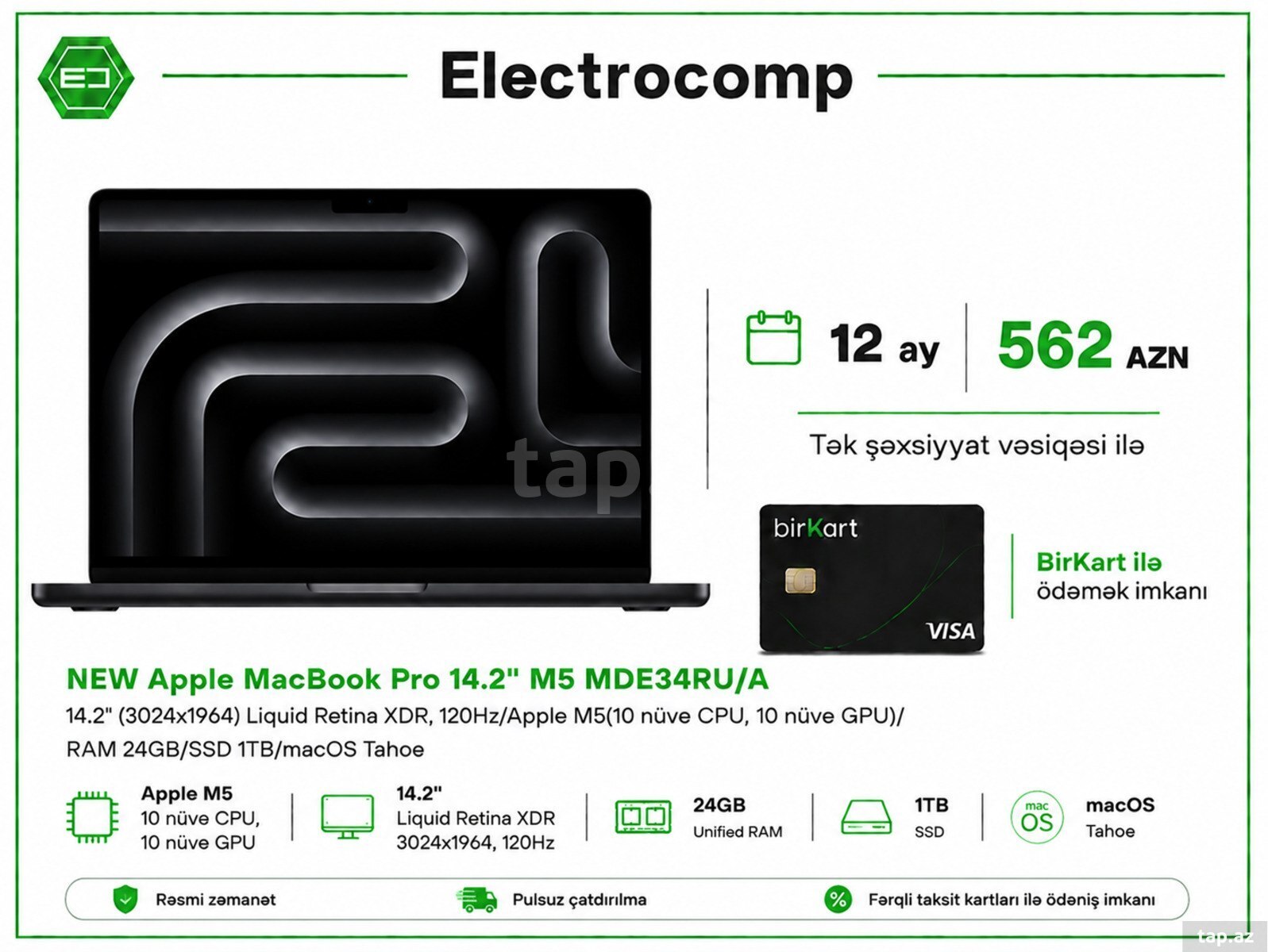 Apple MacBook Pro 14.2" M5