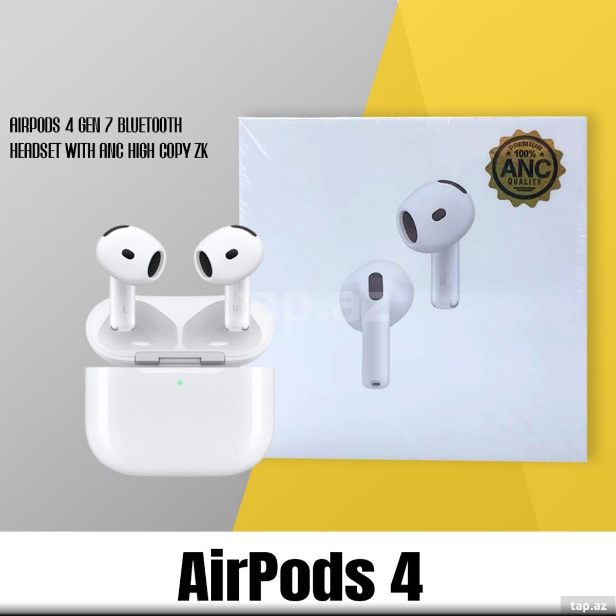 Airpods 4 ANC Gen 7 High Copy zk