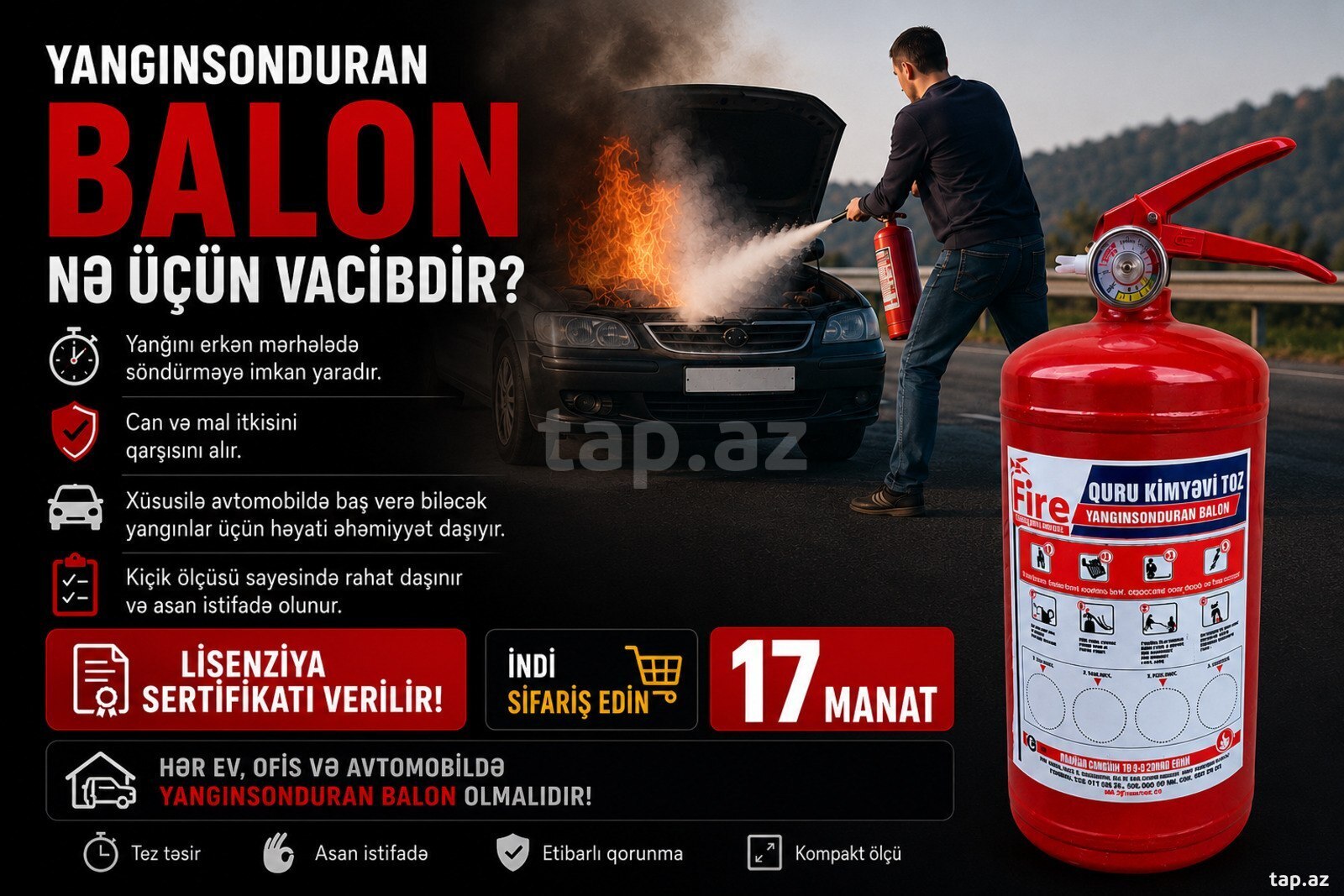 Yanğınsöndürmə balonları