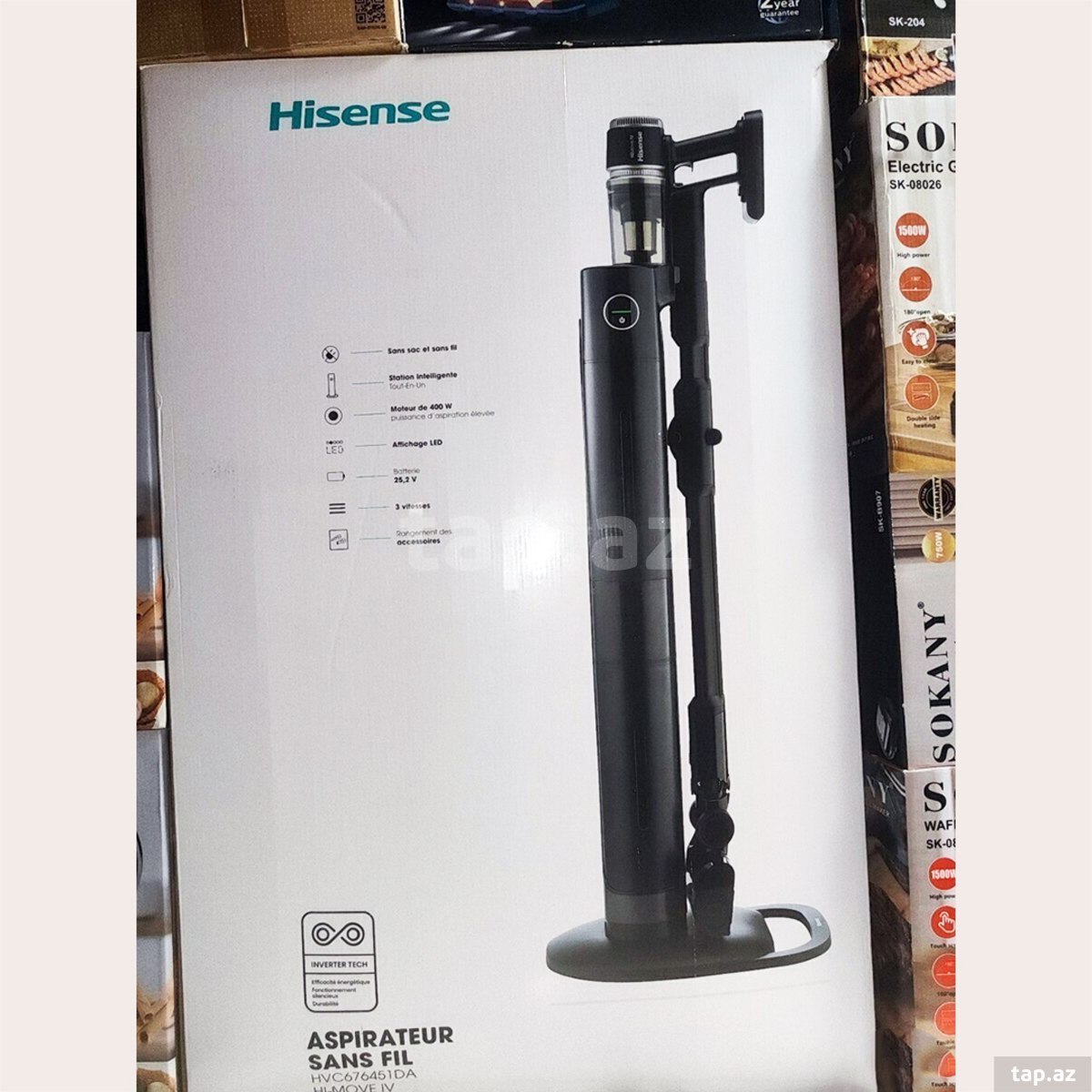 Tozsoran Simsiz Vertikal Hisense HVC676451DA