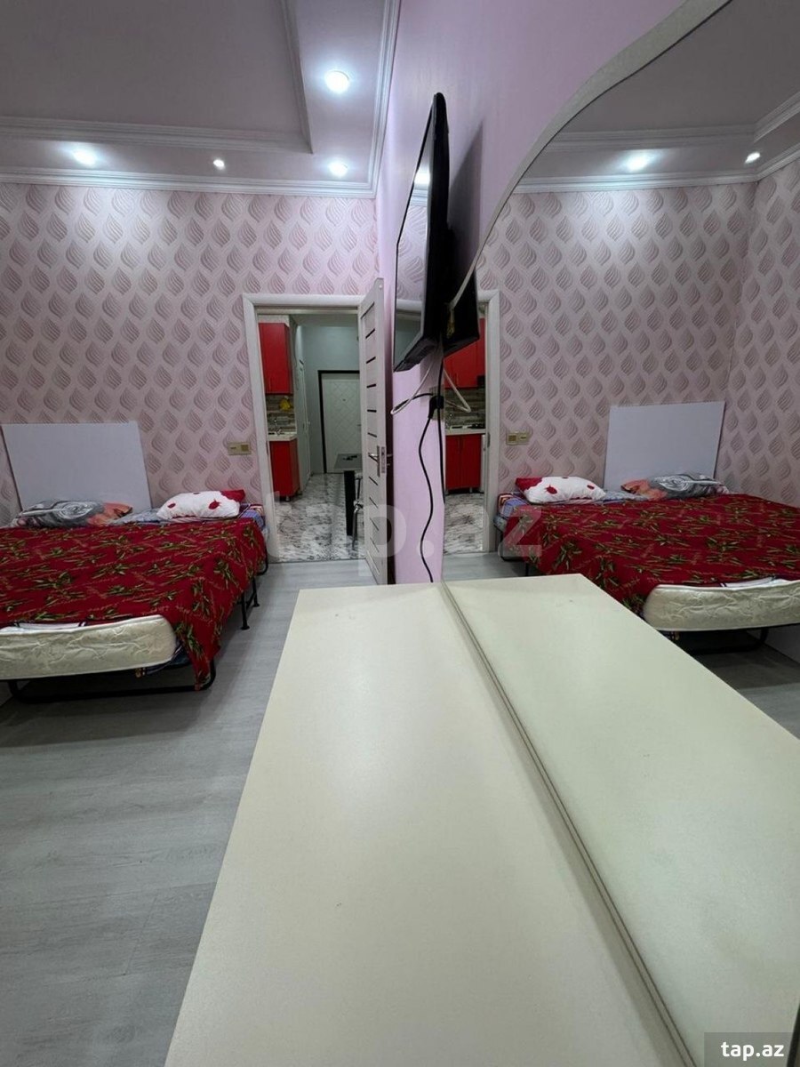 2-otaqlı yeni tikili kirayə verilir, Xırdalan ş., 46 m²