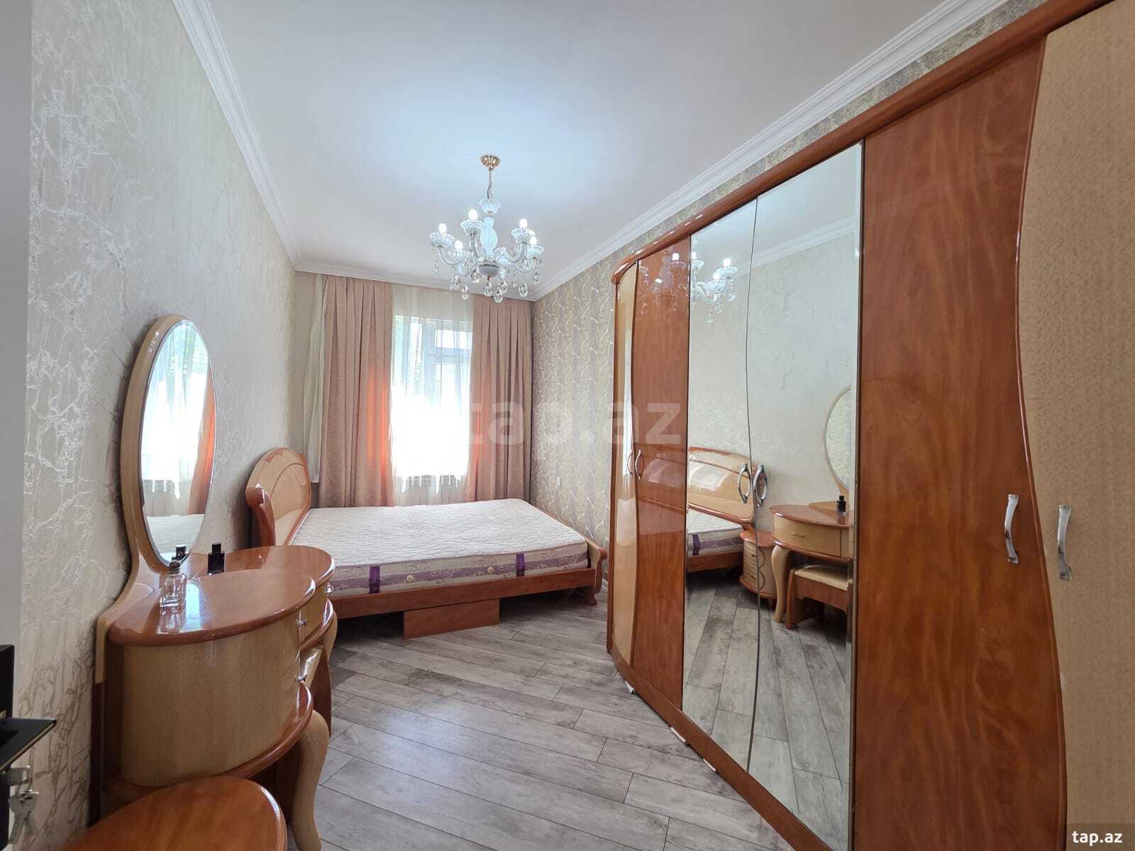 2-otaqlı mənzil kirayə verilir, Memar Əcəmi m., 55 m² (3)