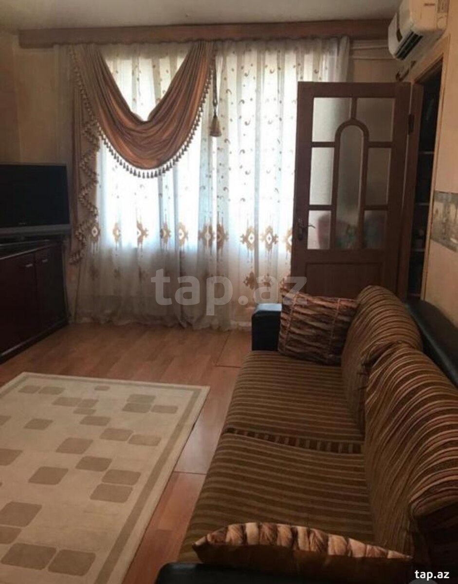 2-otaqlı mənzil kirayə verilir, Elmlər Akademiyası m., 45 m² (2)