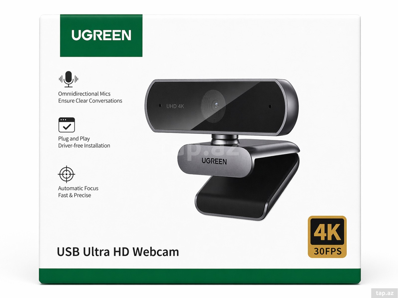 Veb kamera 65381 UGREEN USB HD 4K@30FPS CM831