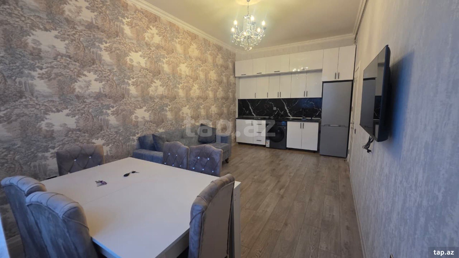 2-otaqlı yeni tikili kirayə verilir, Xırdalan ş., 47 m²