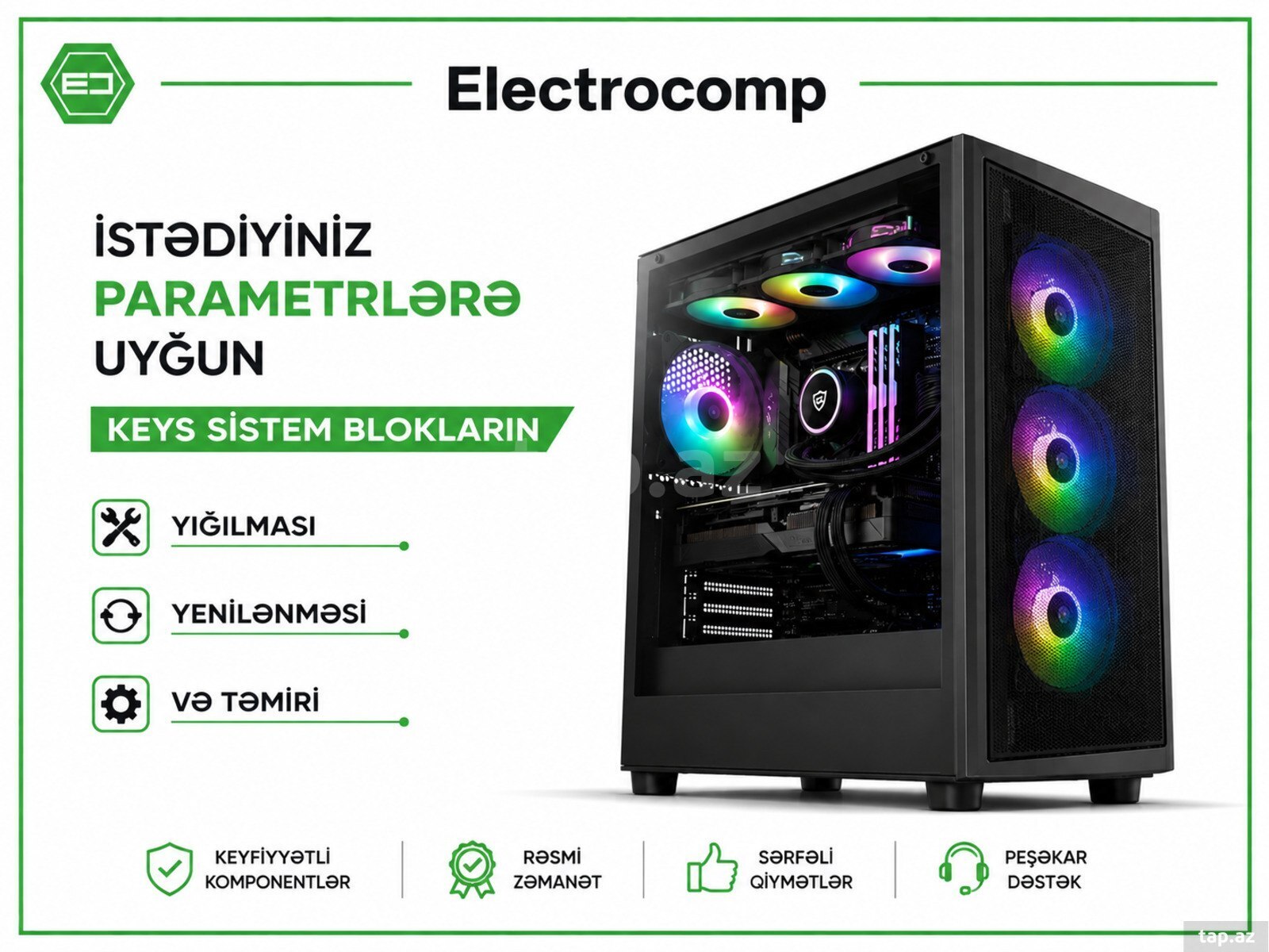 Keys sistem bloklarının yığılması