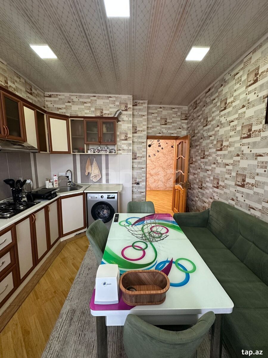4-otaqlı yeni tikili, İnşaatçılar m., 130 m² (15)