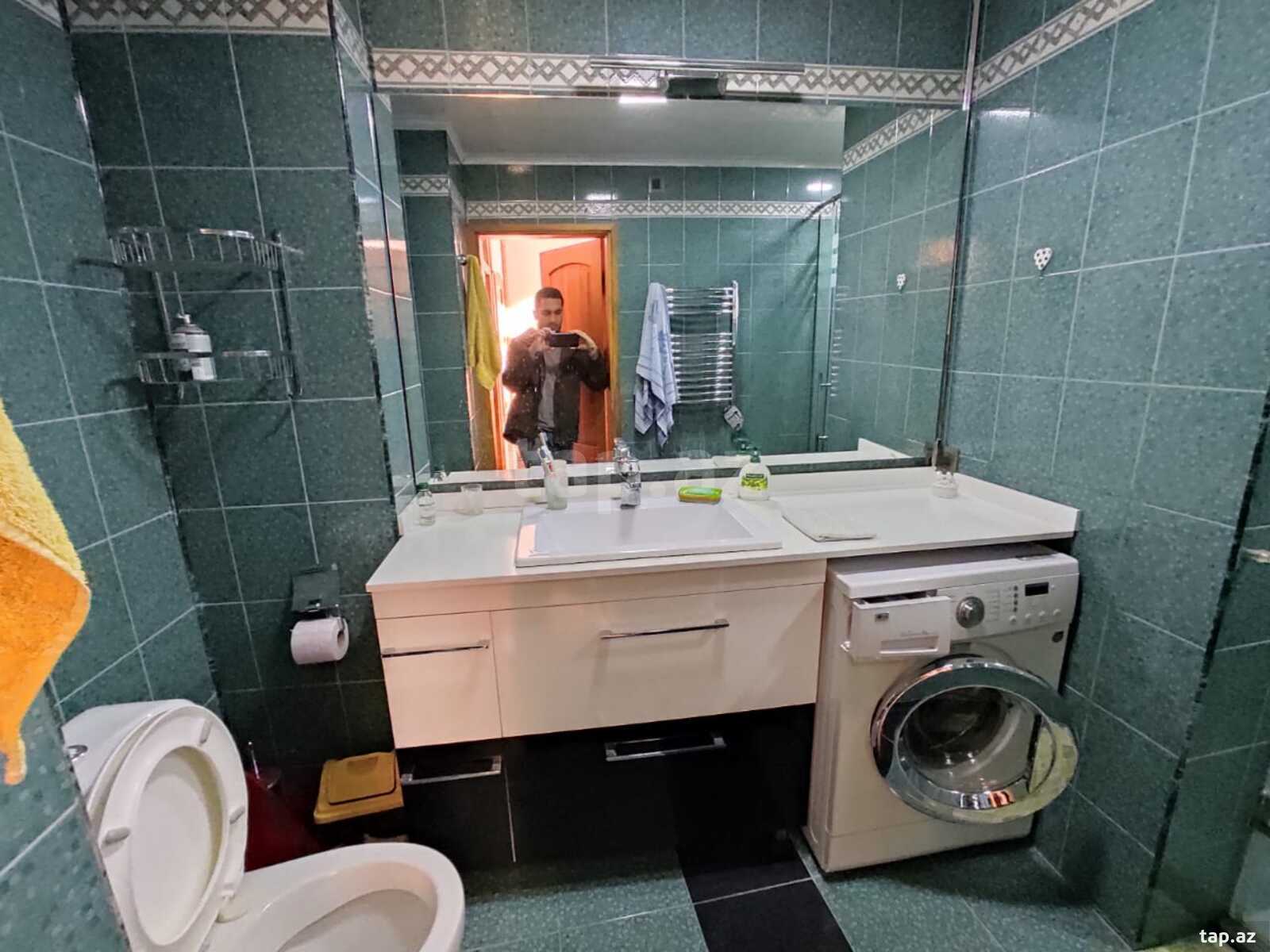 2-otaqlı mənzil kirayə verilir, Sahil m., 60 m² (10)