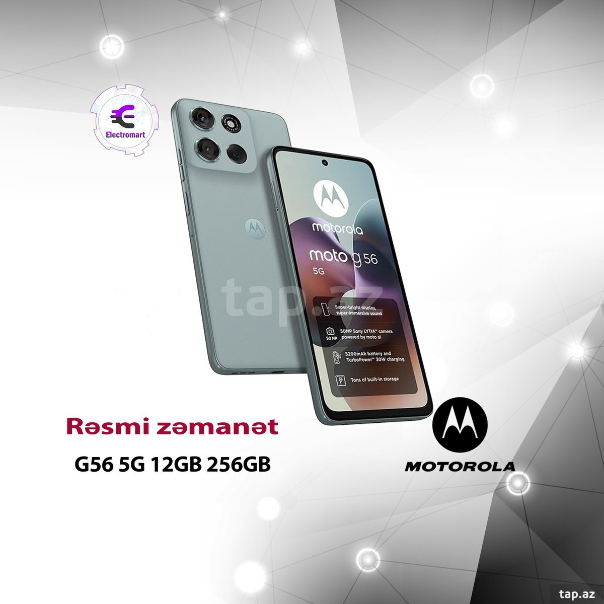 Motorola Moto G56 Pantone Gray Mist 256GB/12GB