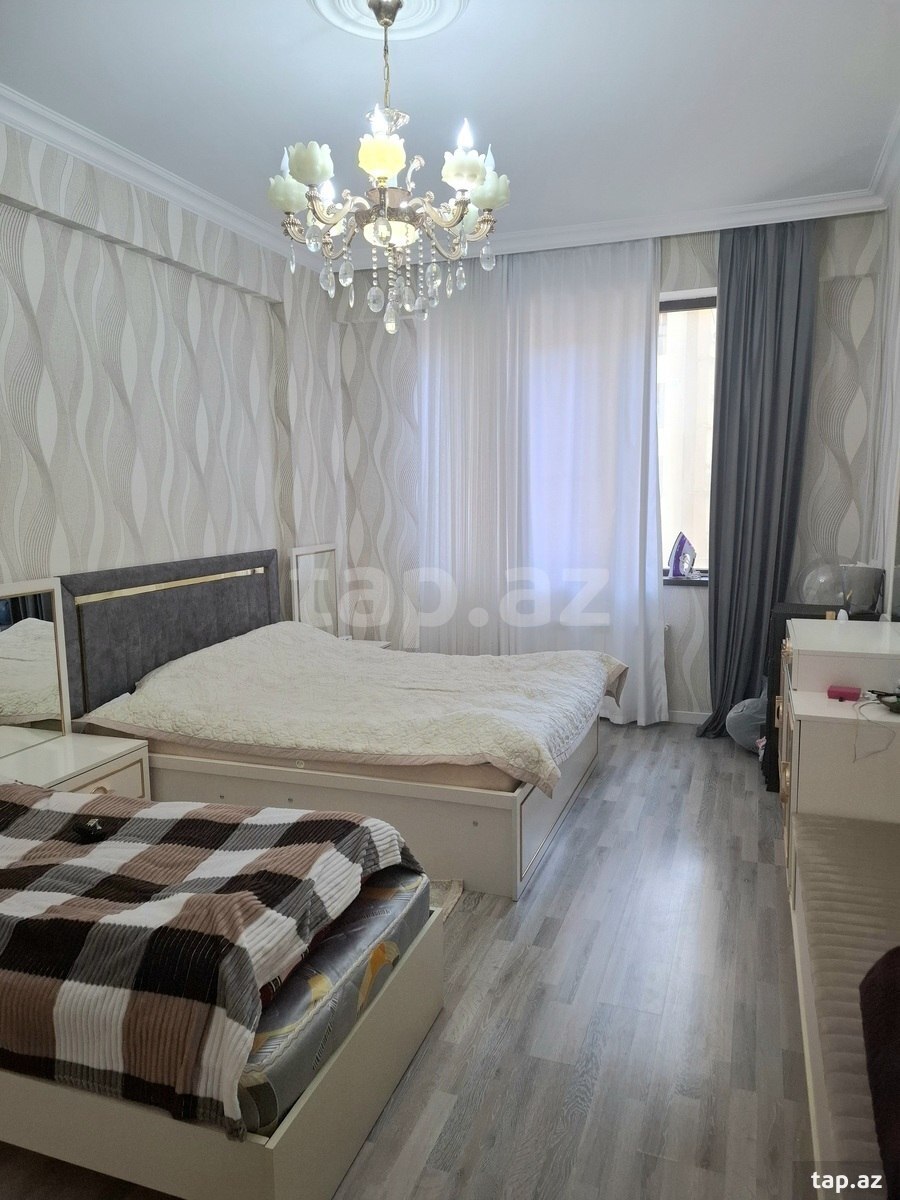 2-otaqlı yeni tikili kirayə verilir, Elmlər Akademiyası m., 80 m² (10)