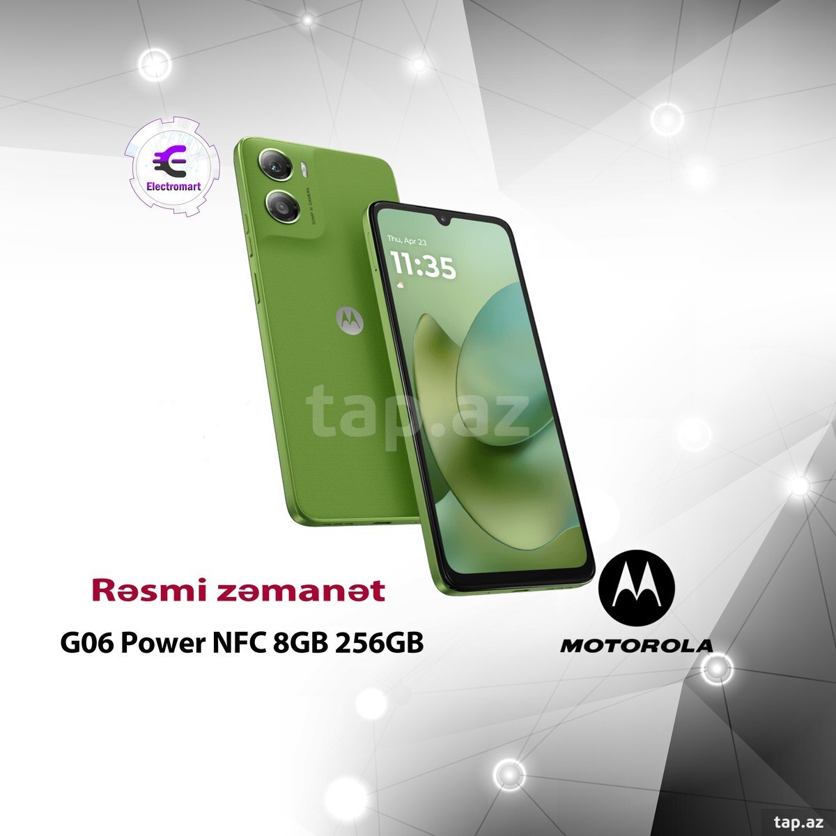 Motorola moto G06 Power NFC 8GB 256GB Tendril (Green)