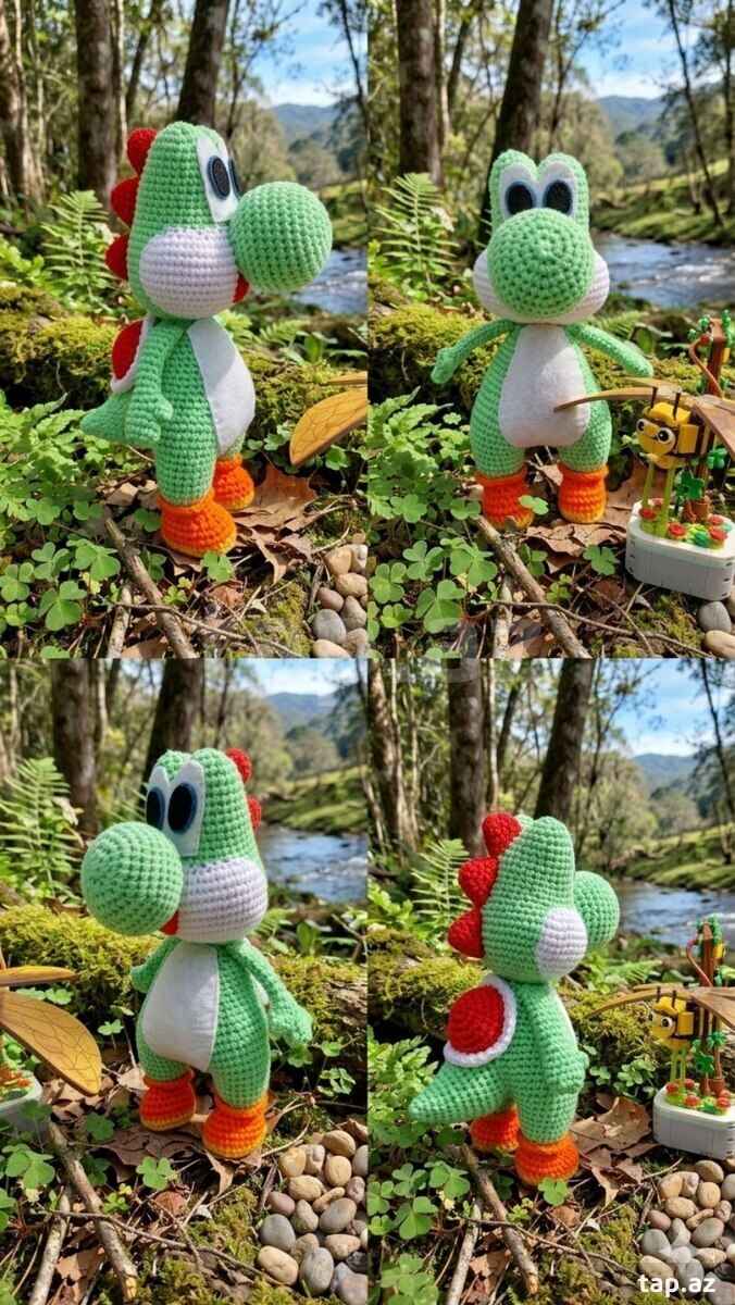 Yumşaq oyuncaq Yoşi (Super Mario) (2)