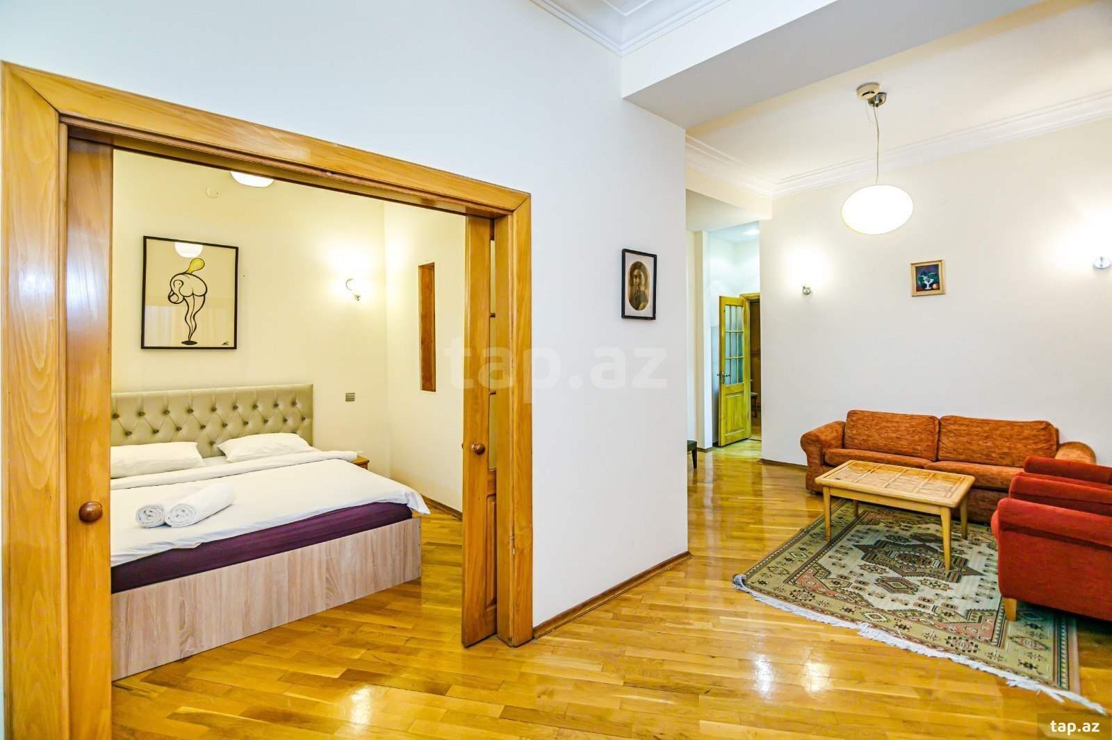 2-otaqlı mənzil kirayə verilir, Fəvvarələr bağı, 55 m² (10)