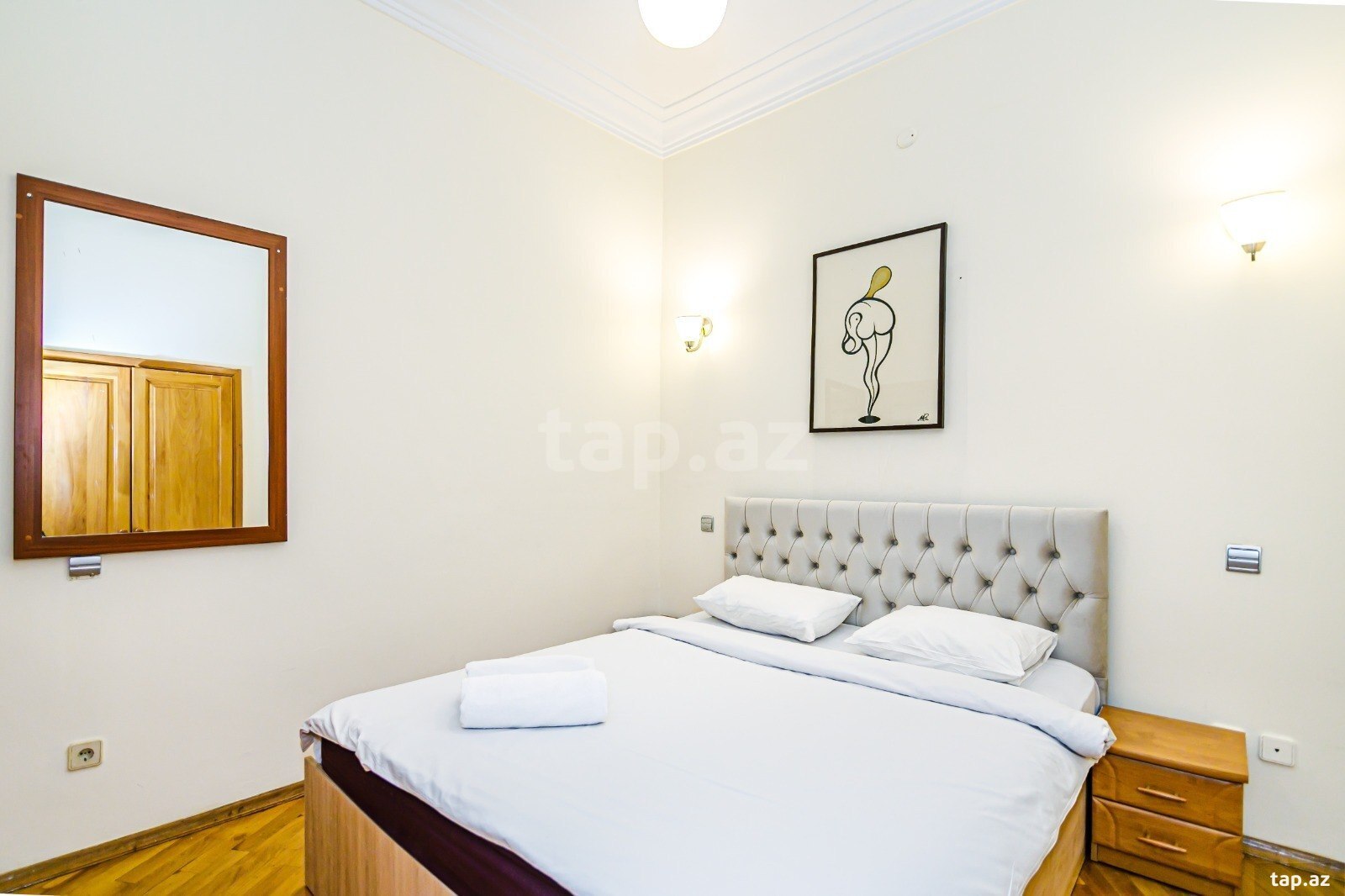 2-otaqlı mənzil kirayə verilir, Fəvvarələr bağı, 55 m² (23)