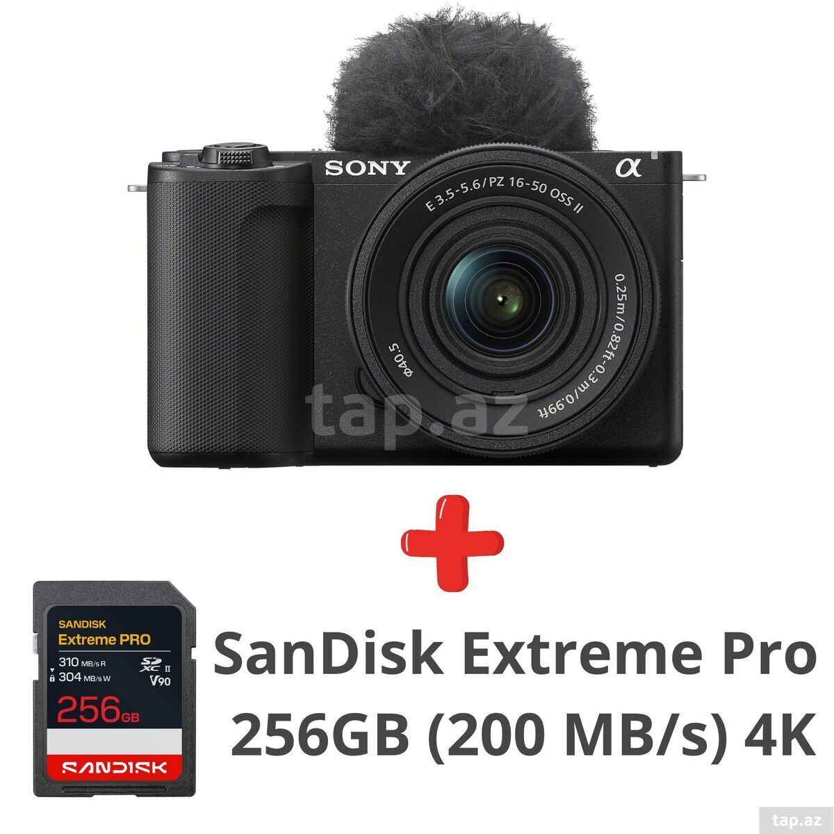 Fotoaparat Sony ZV-E10 Kit 16-50mm + SanDisk Extreme Pro 256GB
