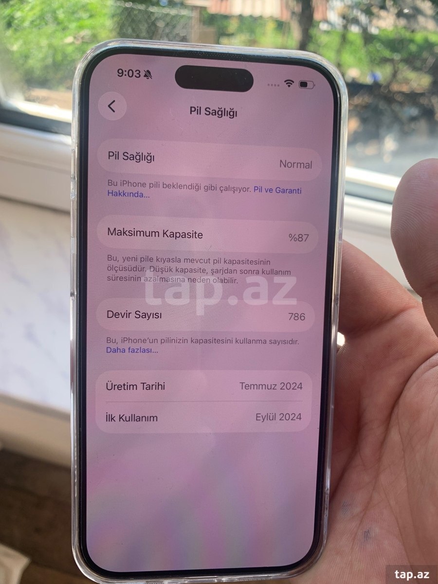Apple iPhone 15 Pro Blue Titanium 128GB/8GB (3)