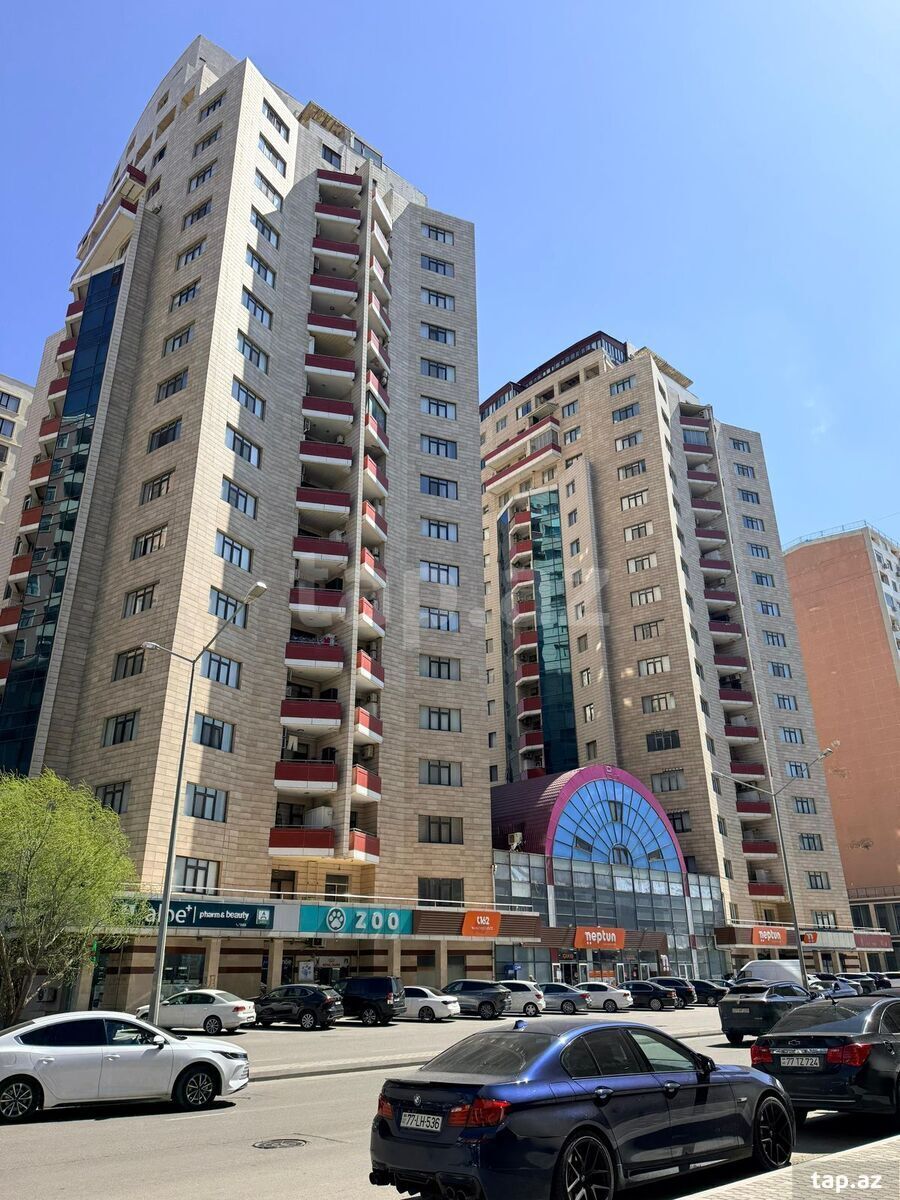 3-otaqlı yeni tikili, Nəsimi r., 165 m²