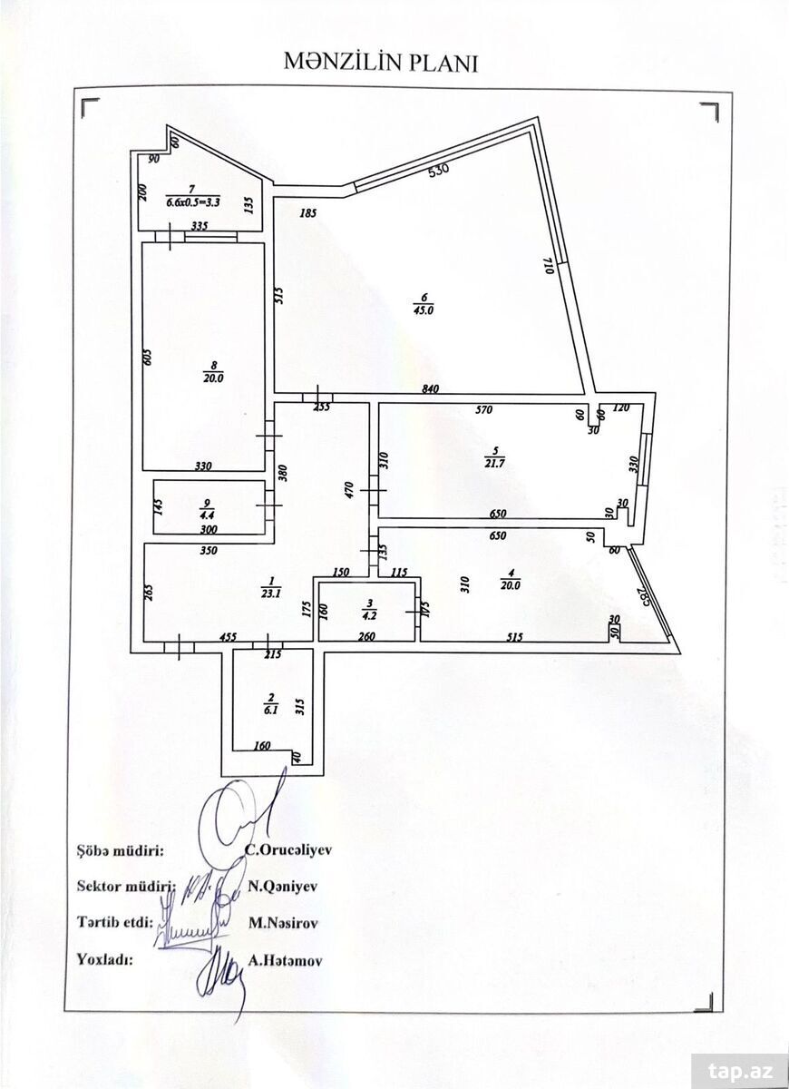 3-otaqlı yeni tikili, Nəsimi r., 165 m² (6)