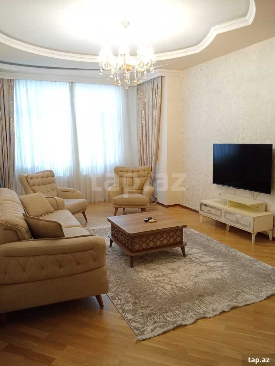 3-otaqlı yeni tikili kirayə verilir, M. Naxçıvani küç., 15, 130 m²
