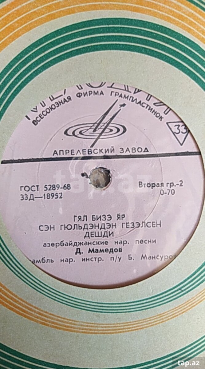 Milli qrammofon valları (8)