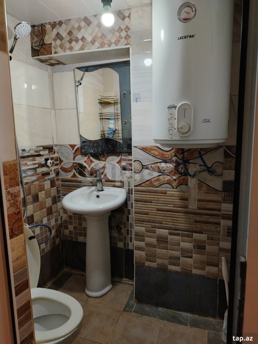 1-otaqlı mənzil kirayə verilir, Yasamal r., 30 m² (4)