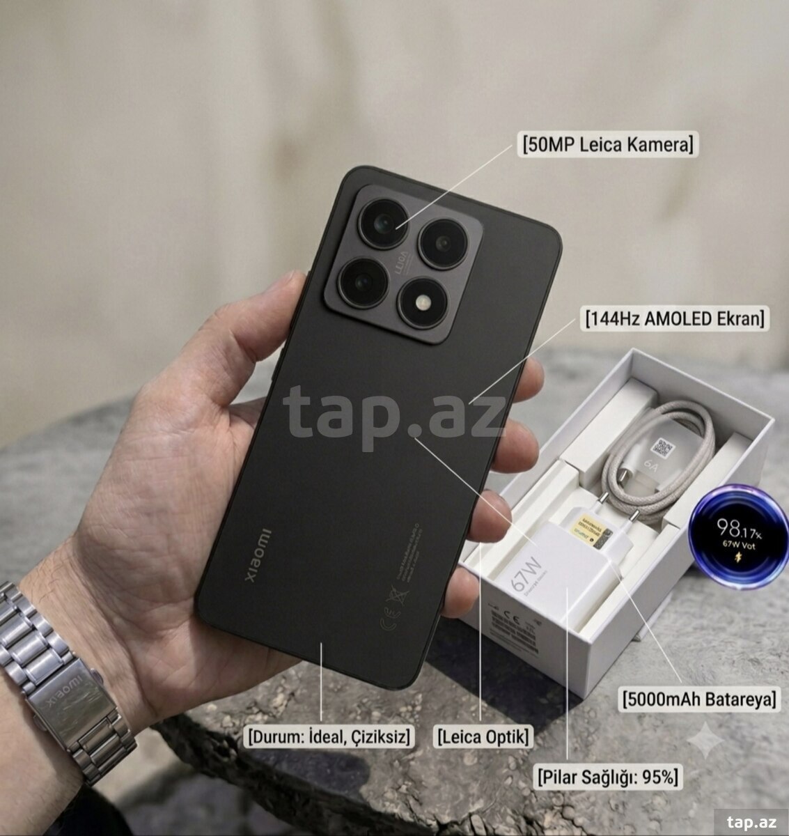 Xiaomi 14T Titan Black 256GB/12GB